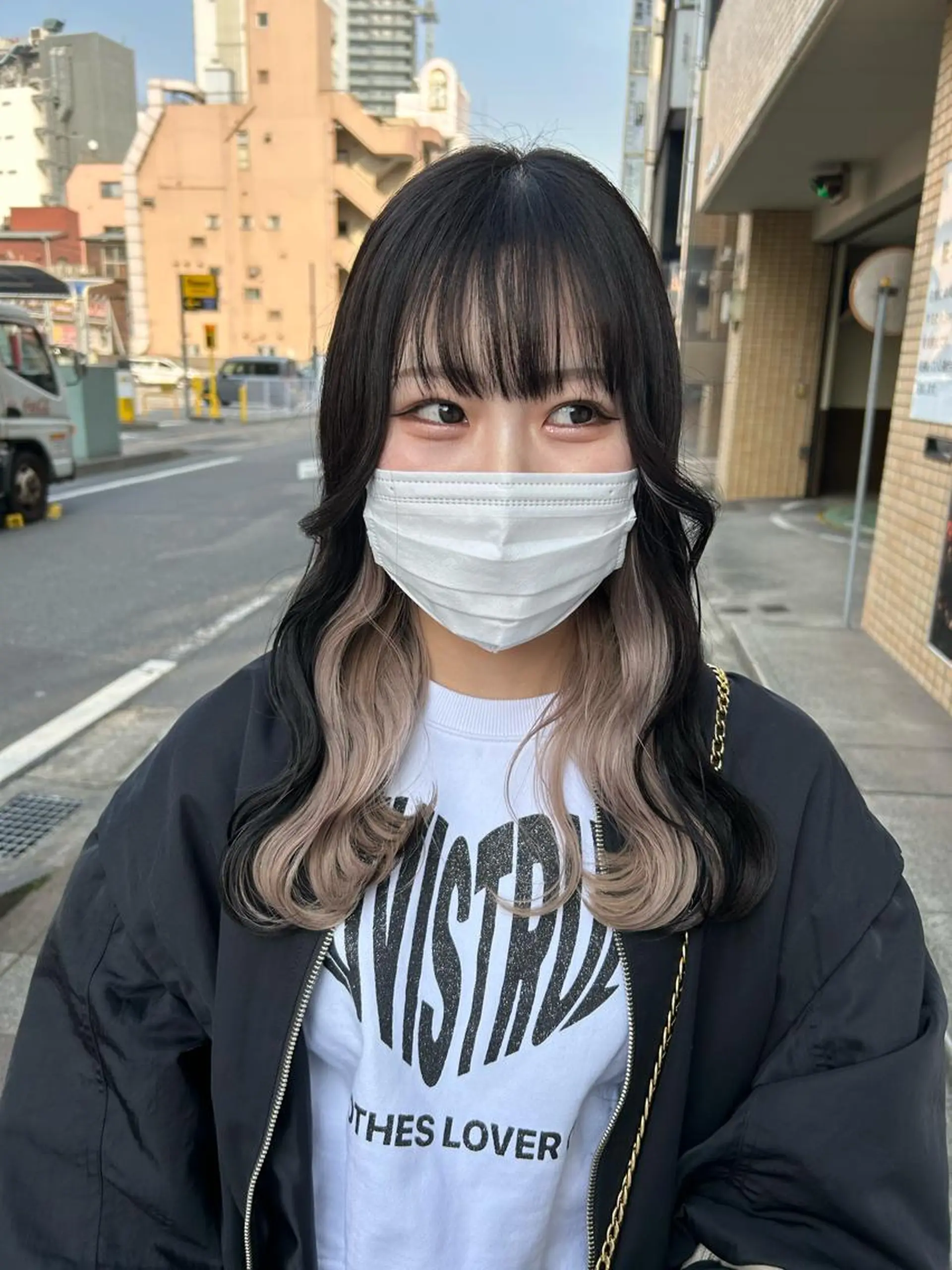 ロング カラー インナーカラー stylist 大須賀 裕矢のヘアスタイル