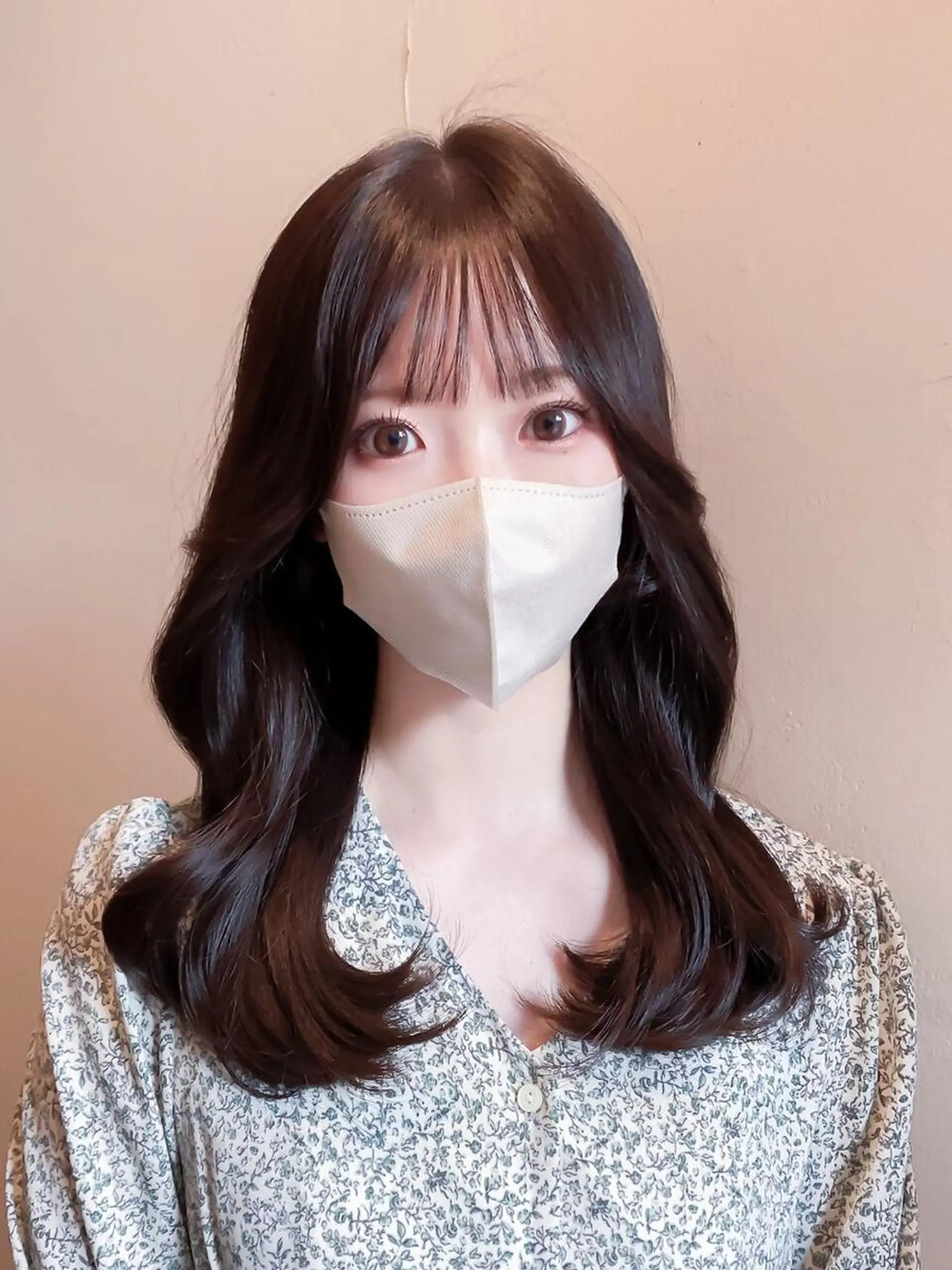 セミロング 顔周りカット 韓国風ヘア レイヤーカット noe tton  【ノエ トトン】所属・だいや/メンズパーマ メンズカット/名古屋のヘアスタイル