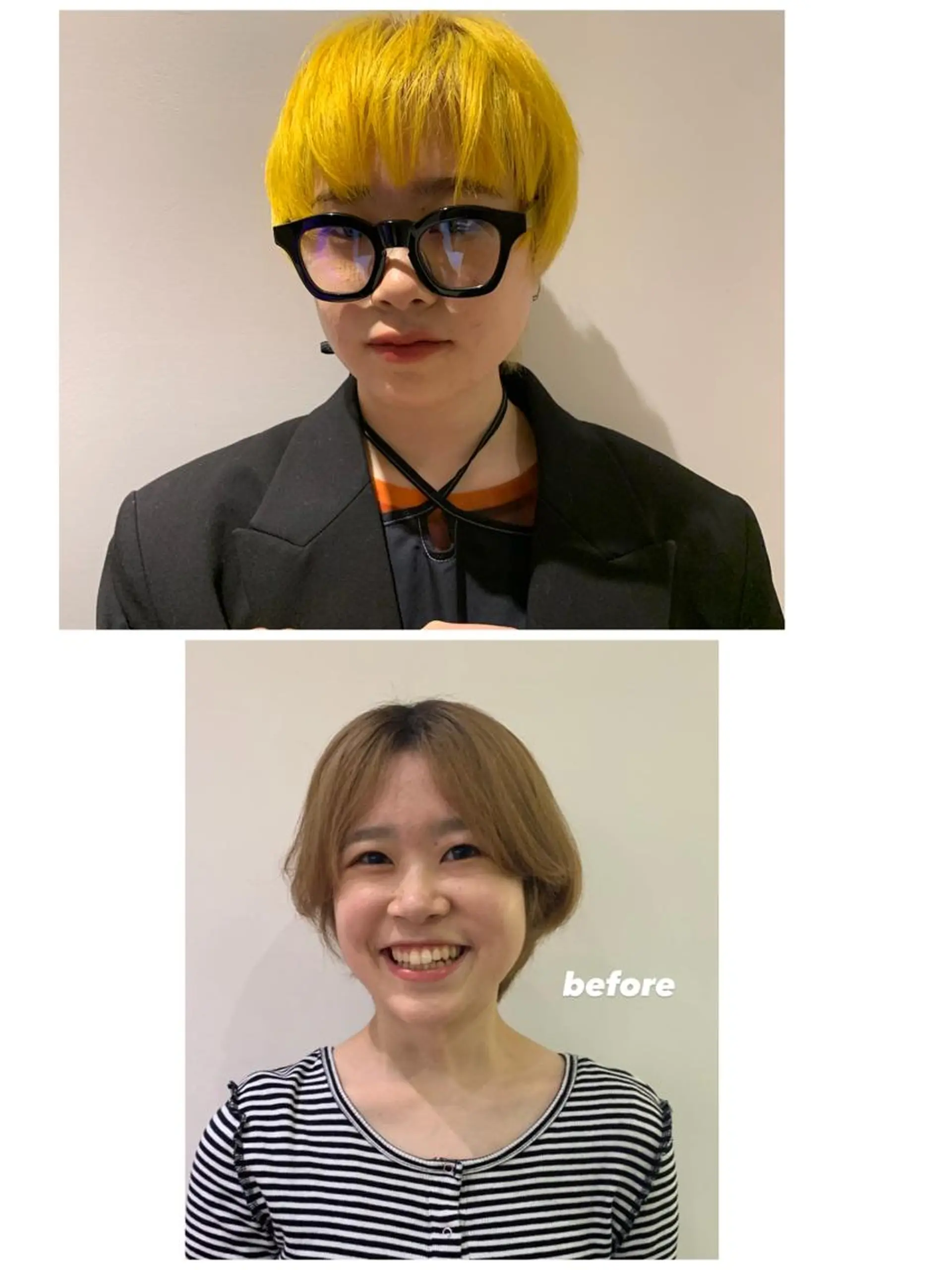 ショート なかの りなのヘアスタイル