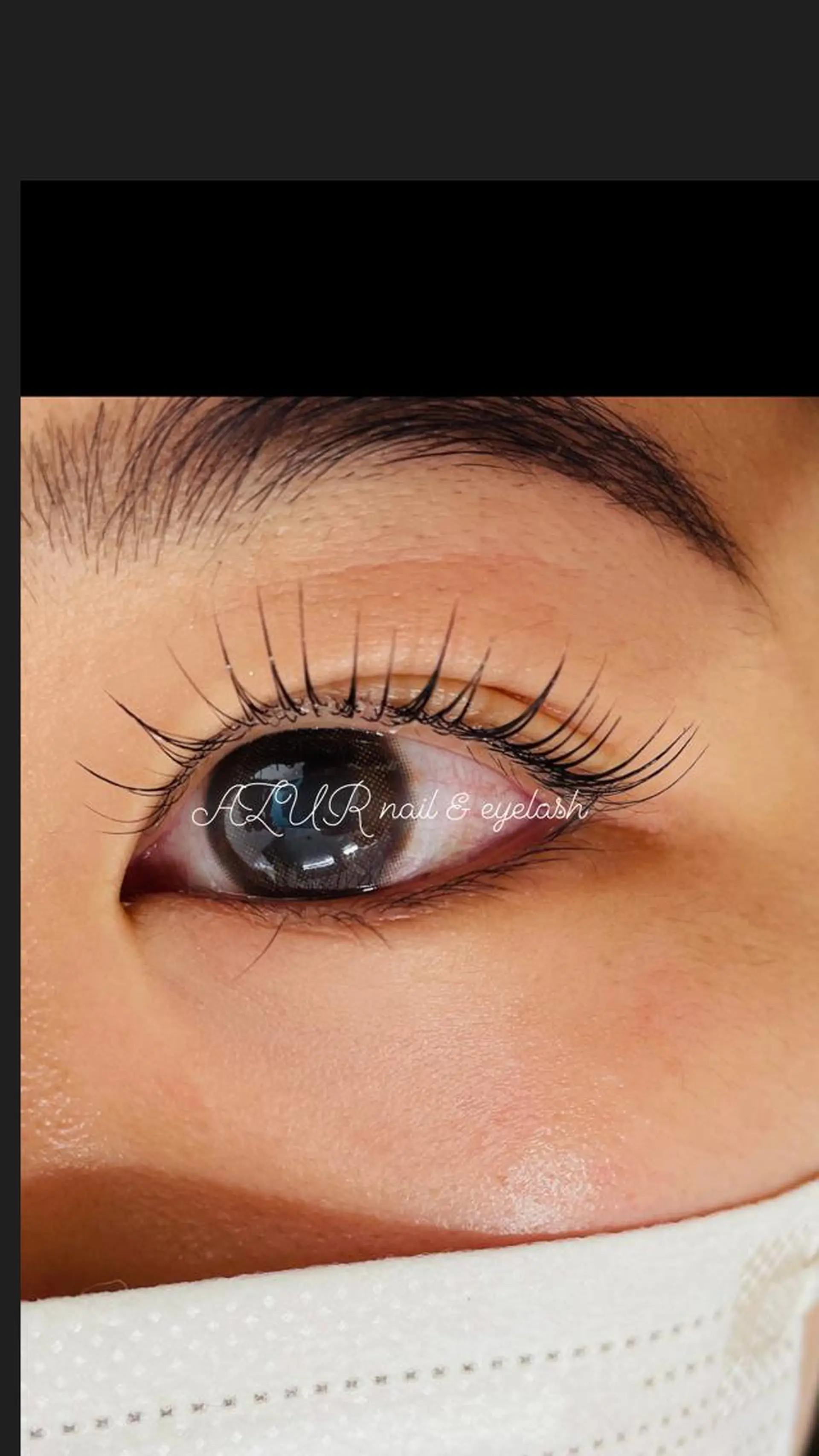 マツエク・マツパ パリジェンヌラッシュリフト AZUR N&eyelashのネイルデザイン