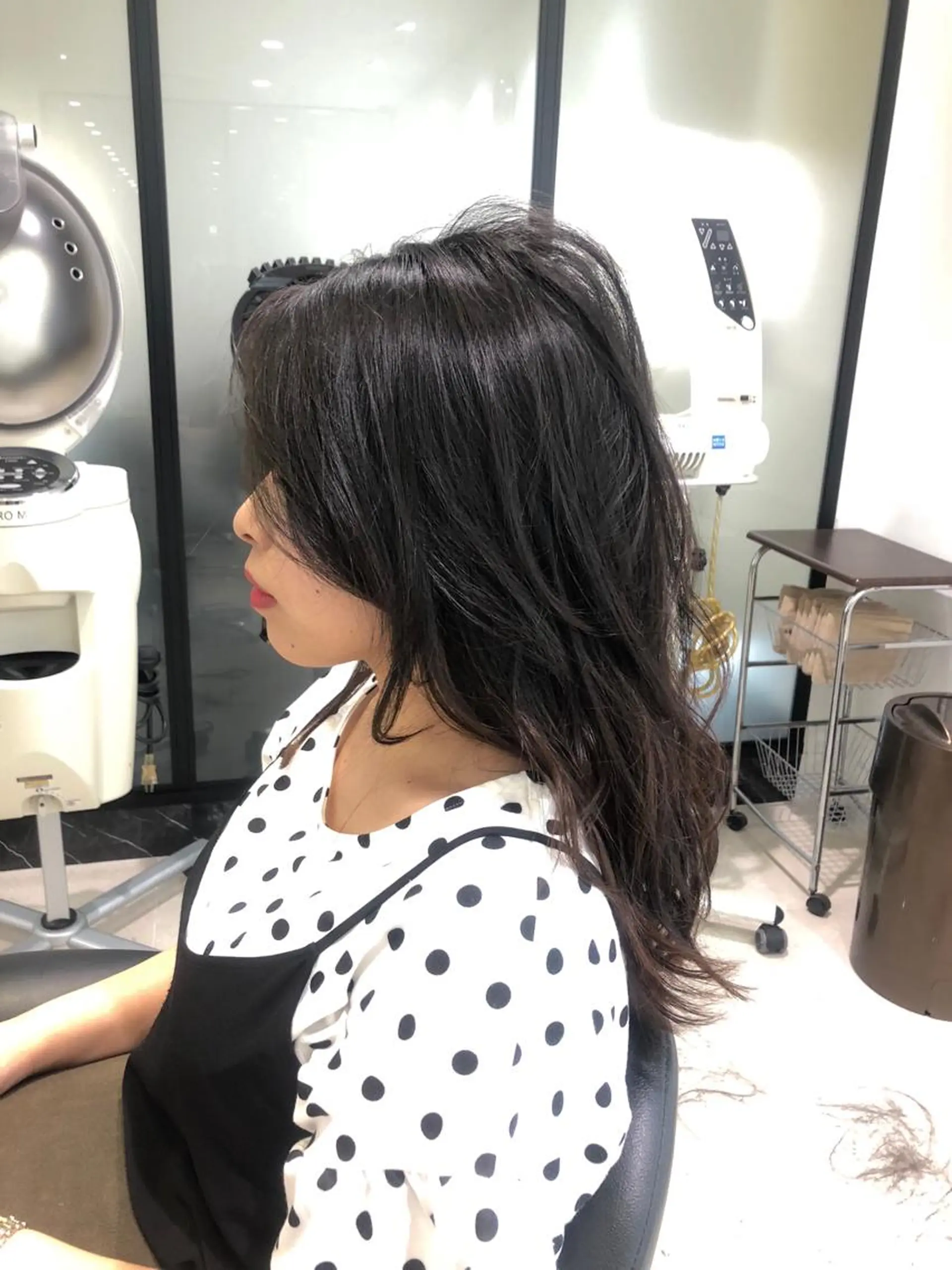 セミロング 瀧尻 涼のヘアスタイル