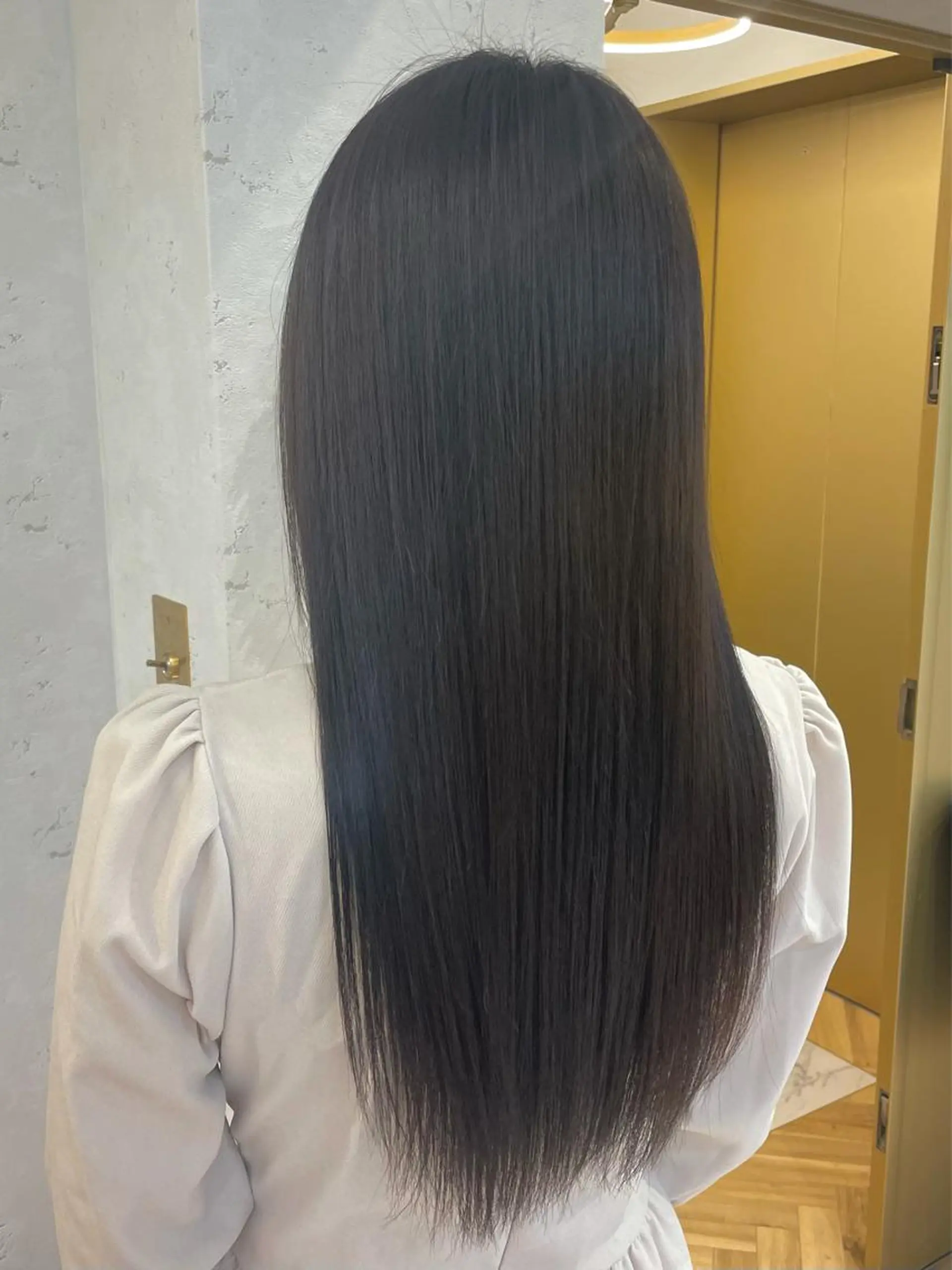 ロング ヘアカラー トリートメント 産休中2026.4月 復帰予定/野崎華代のヘアスタイル