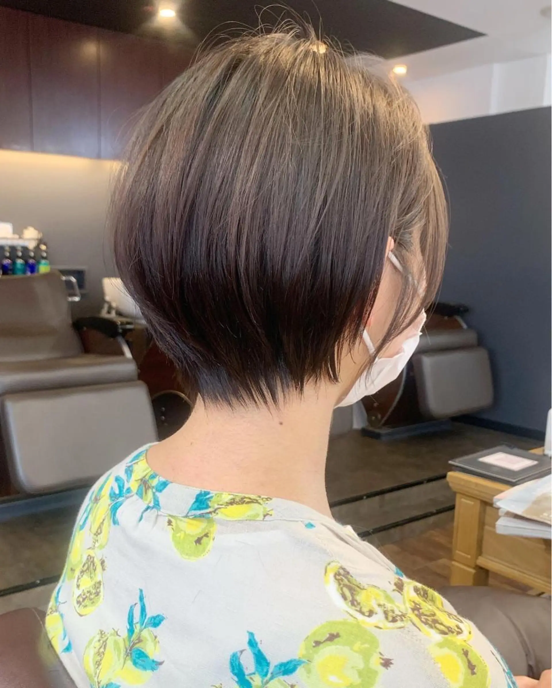 ショート 縮毛矯正/ショート/ レイヤー/畑中正敏のヘアスタイル