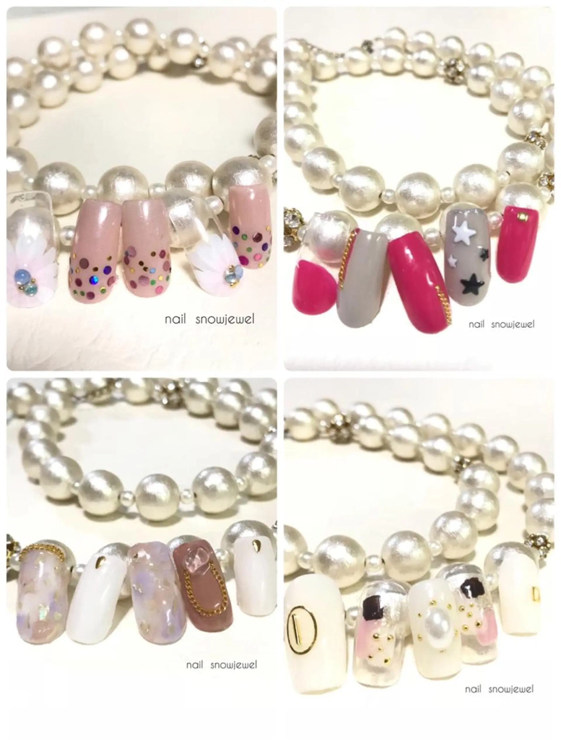 ネイル フットネイル nail snowjewelのネイルデザイン