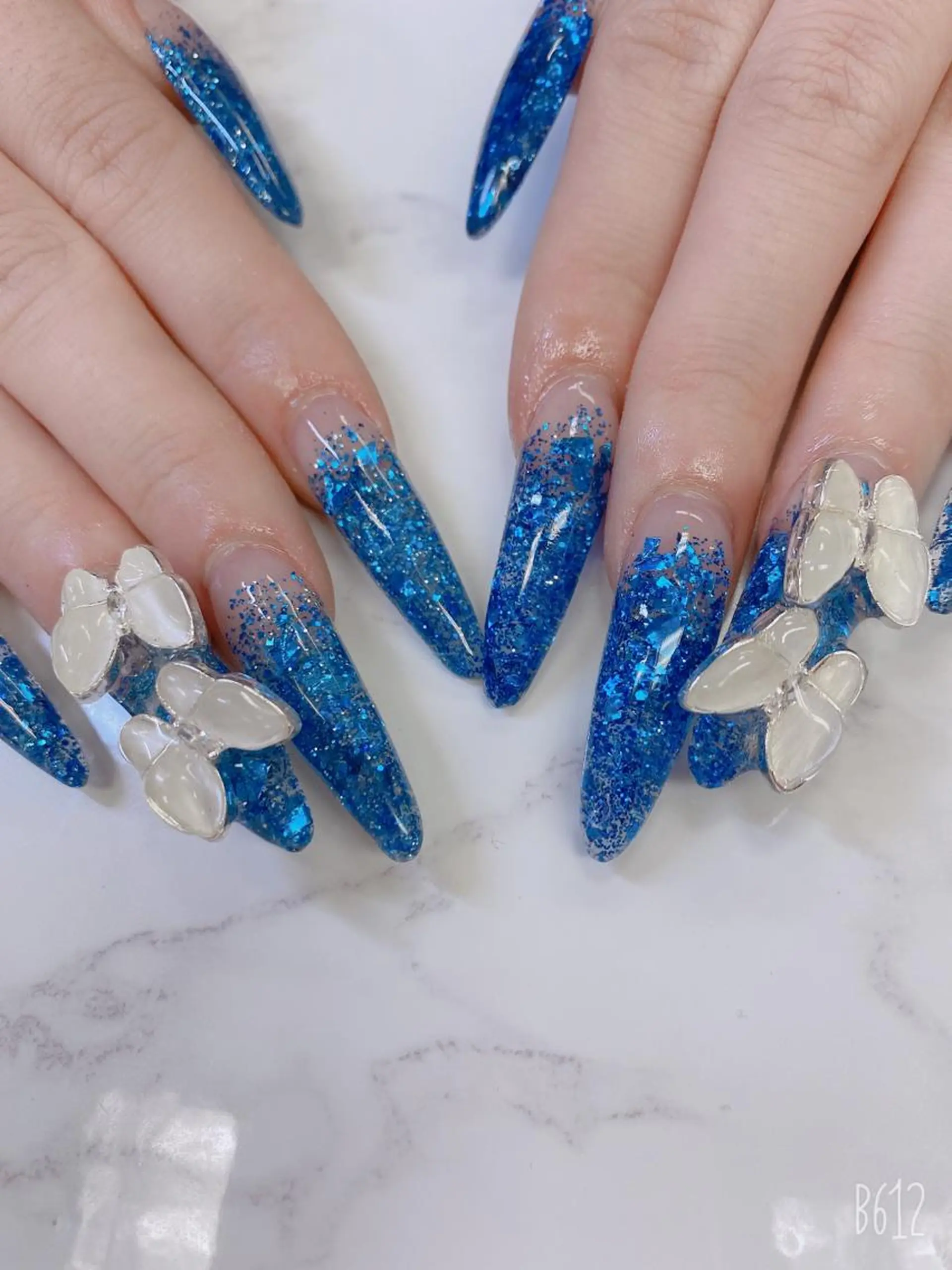 ロング ハンドネイル JNA認定講師🌸 RIEのネイルデザイン