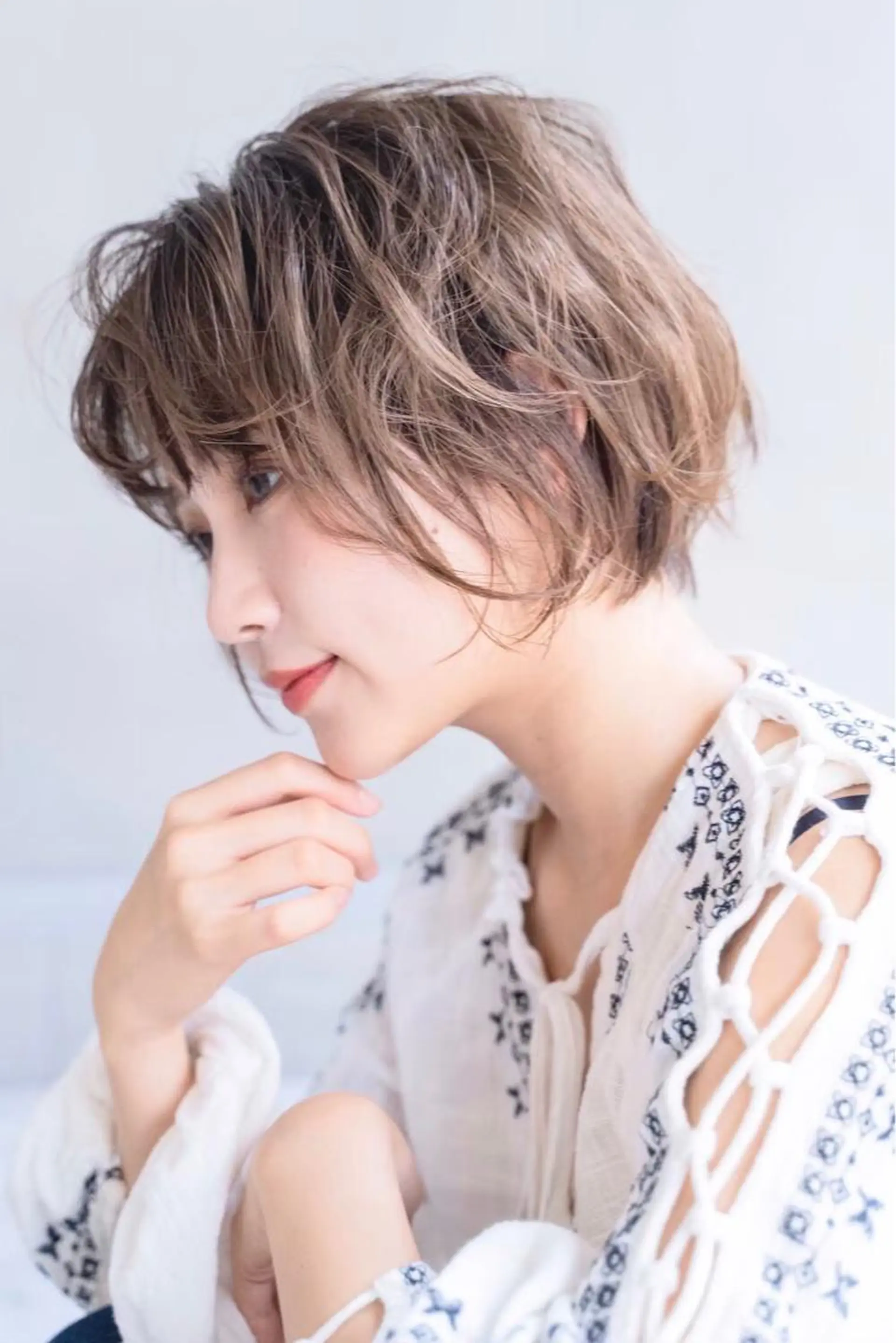 ショート カラー パーマ ヘアアレンジ メンズ キッズ ネイル マツエク・マツパ 韓国ヘア🫧 KAZUTOのヘアスタイル