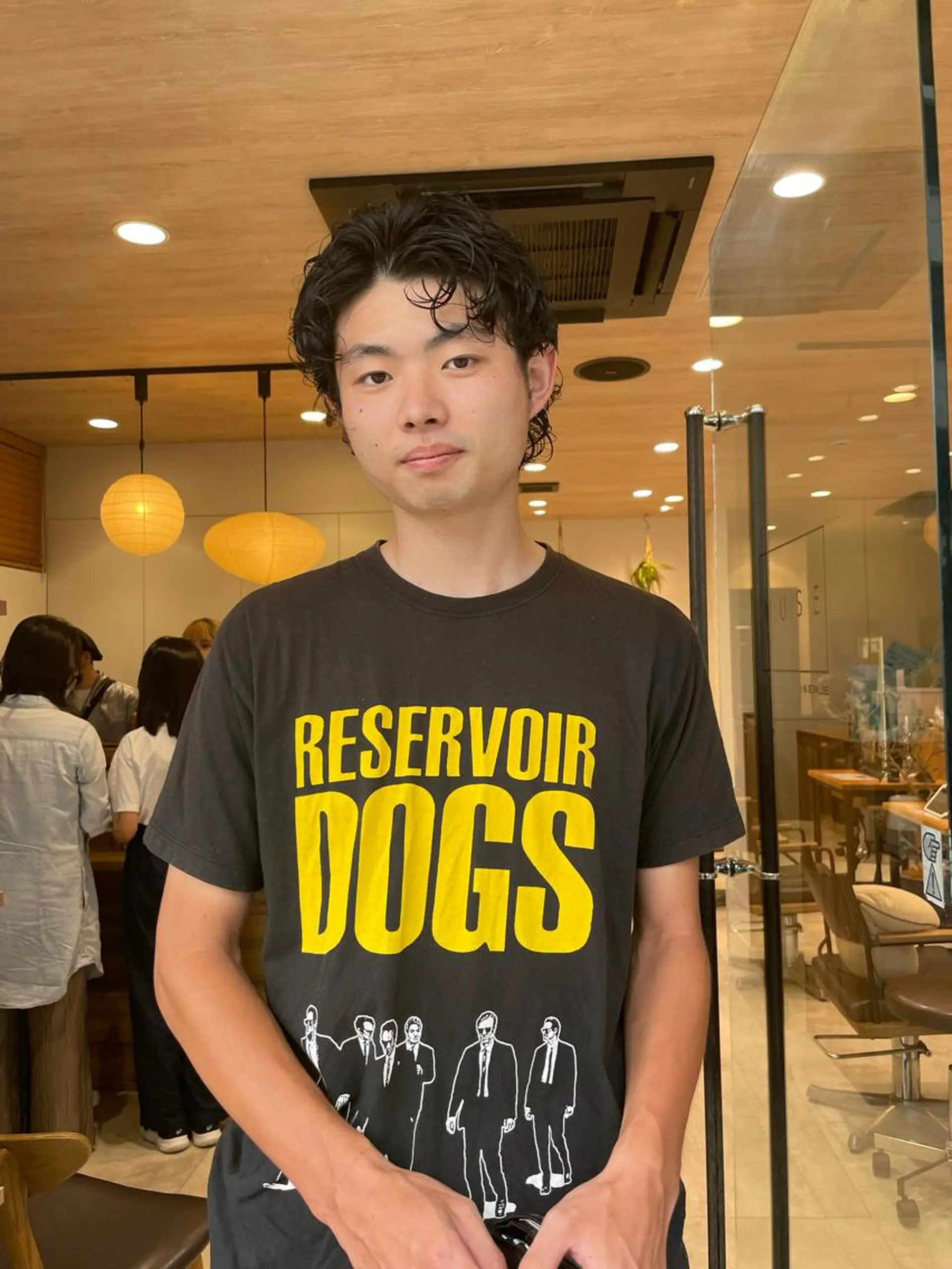 ショート パーマ メンズ メンズパーマ メンズウルフカット 伸ばしかけ ウルフカット カット パーマ指名No1 /namiのヘアスタイル