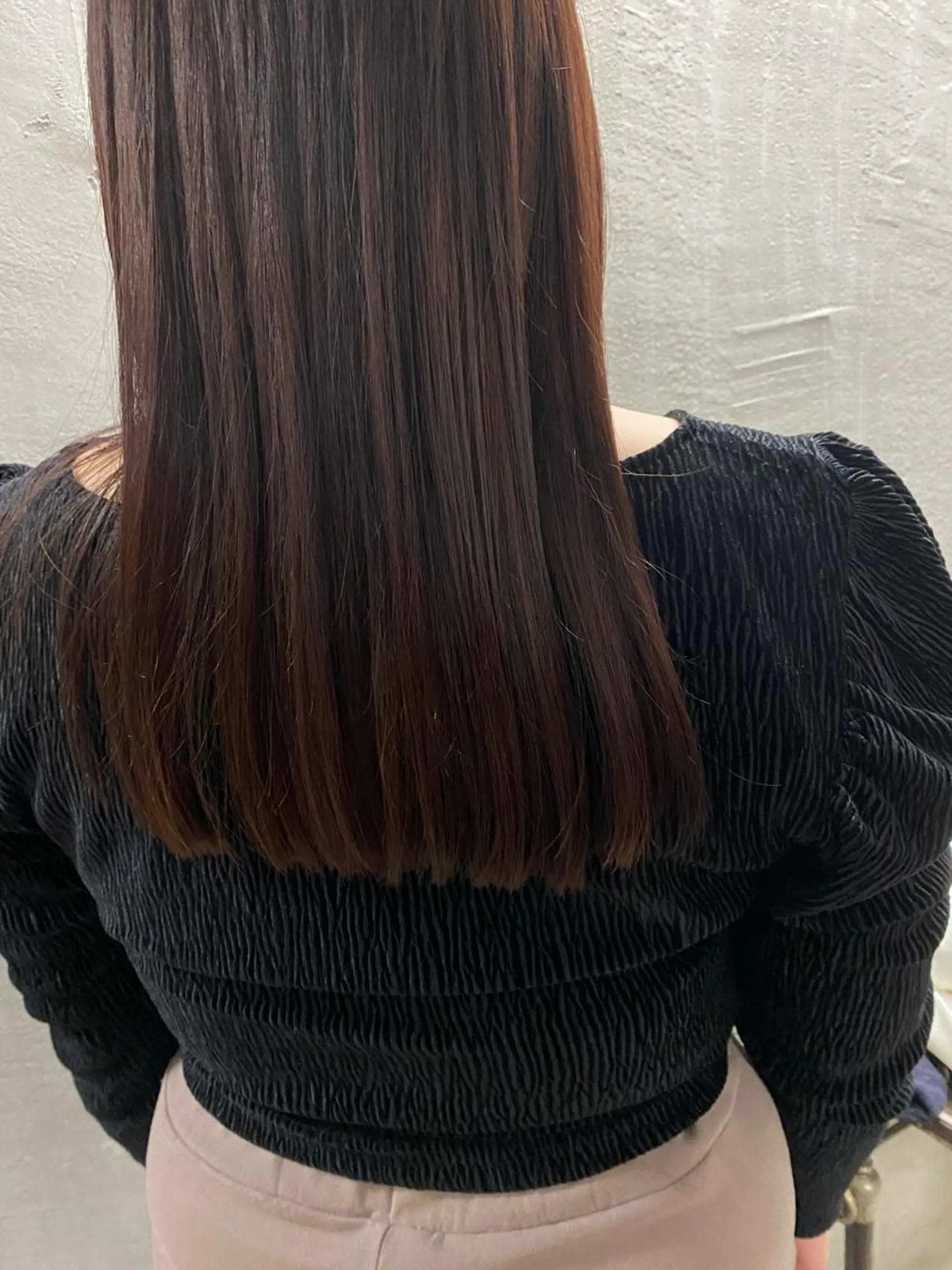 セミロング カラー ブラウンカラー グラデーションカラー お任せヘア☘️☘️ 及川渚のヘアスタイル