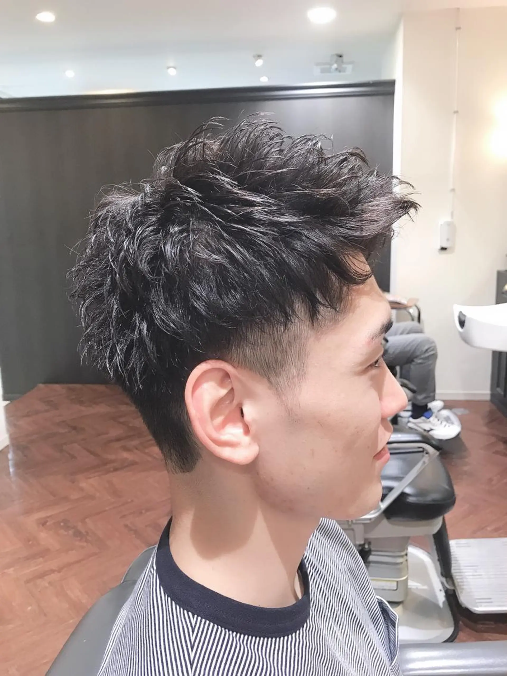 ショート パーマ ショートヘア カット パーマ ROSSO 川口店所属・アザマ　ヤスカツ _rosso 川口のヘアスタイル