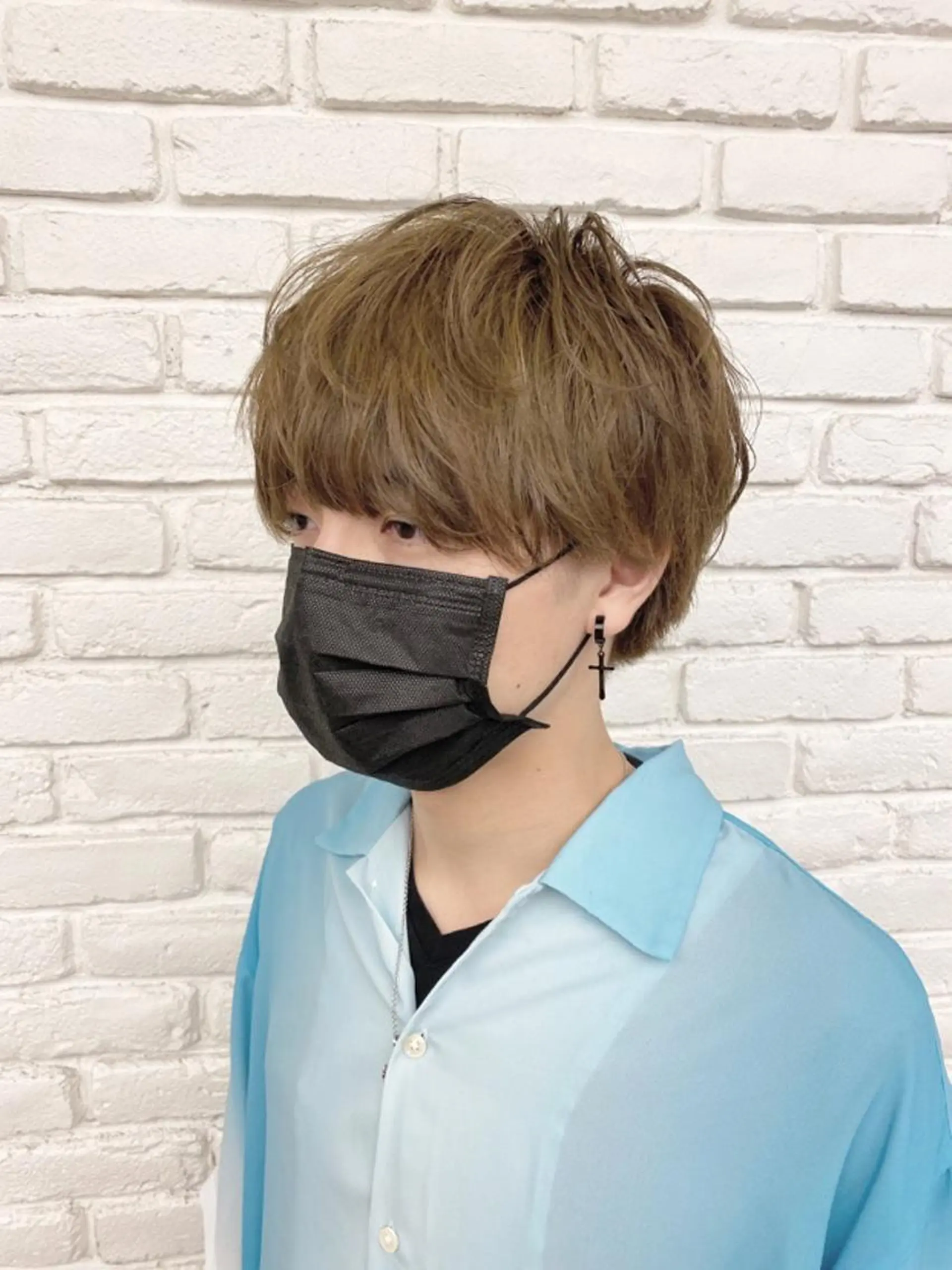 ショート メンズ Ms.CHARM所属・透明感カラー🌿 グレージュ🐺陽介のヘアスタイル