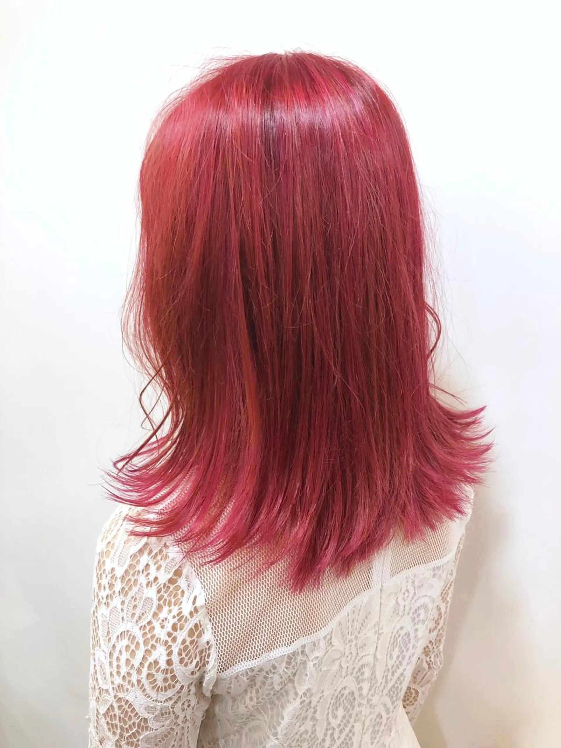 ミディアム カラー パーマ ヘアアレンジ 高橋 隆一のヘアスタイル