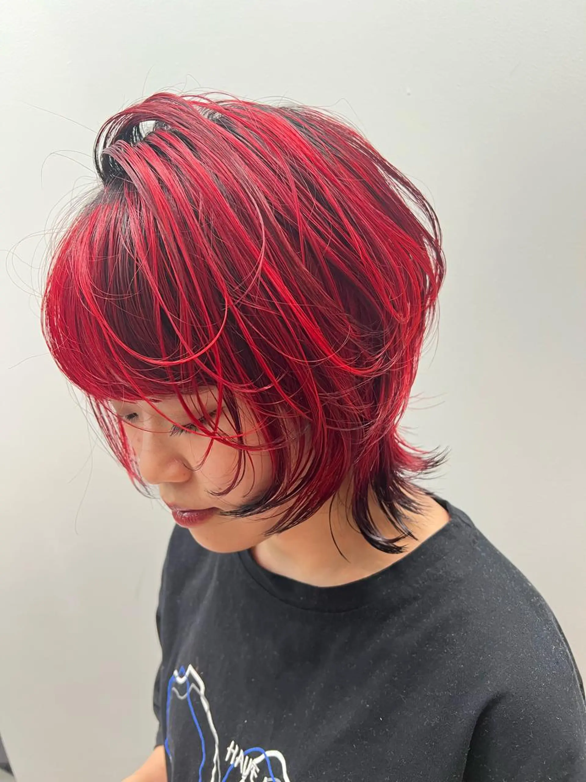 ミディアム 堀江 /木下椋麻のヘアスタイル