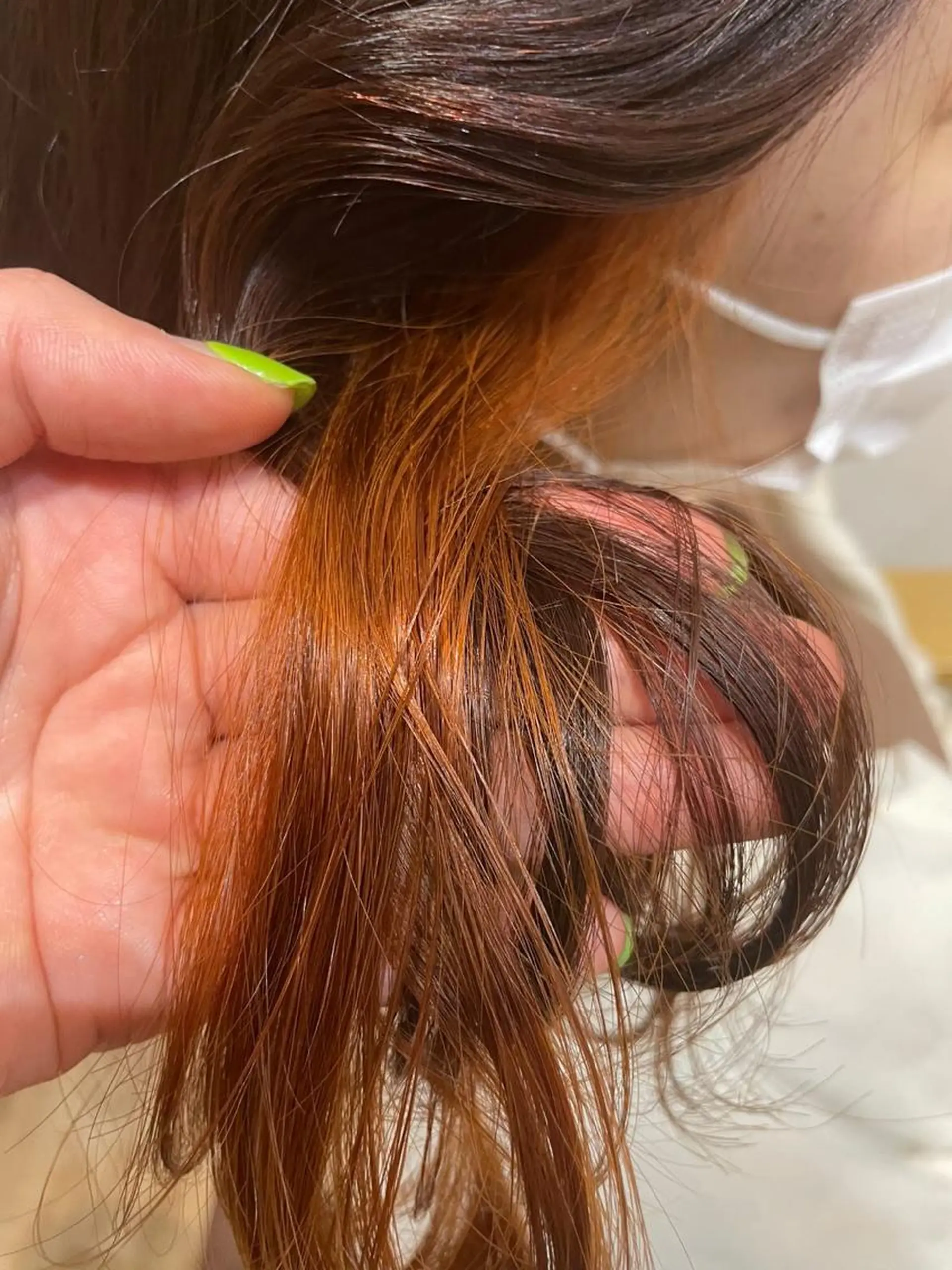 ミディアム カラー 透けるカラー💐 maeのヘアスタイル