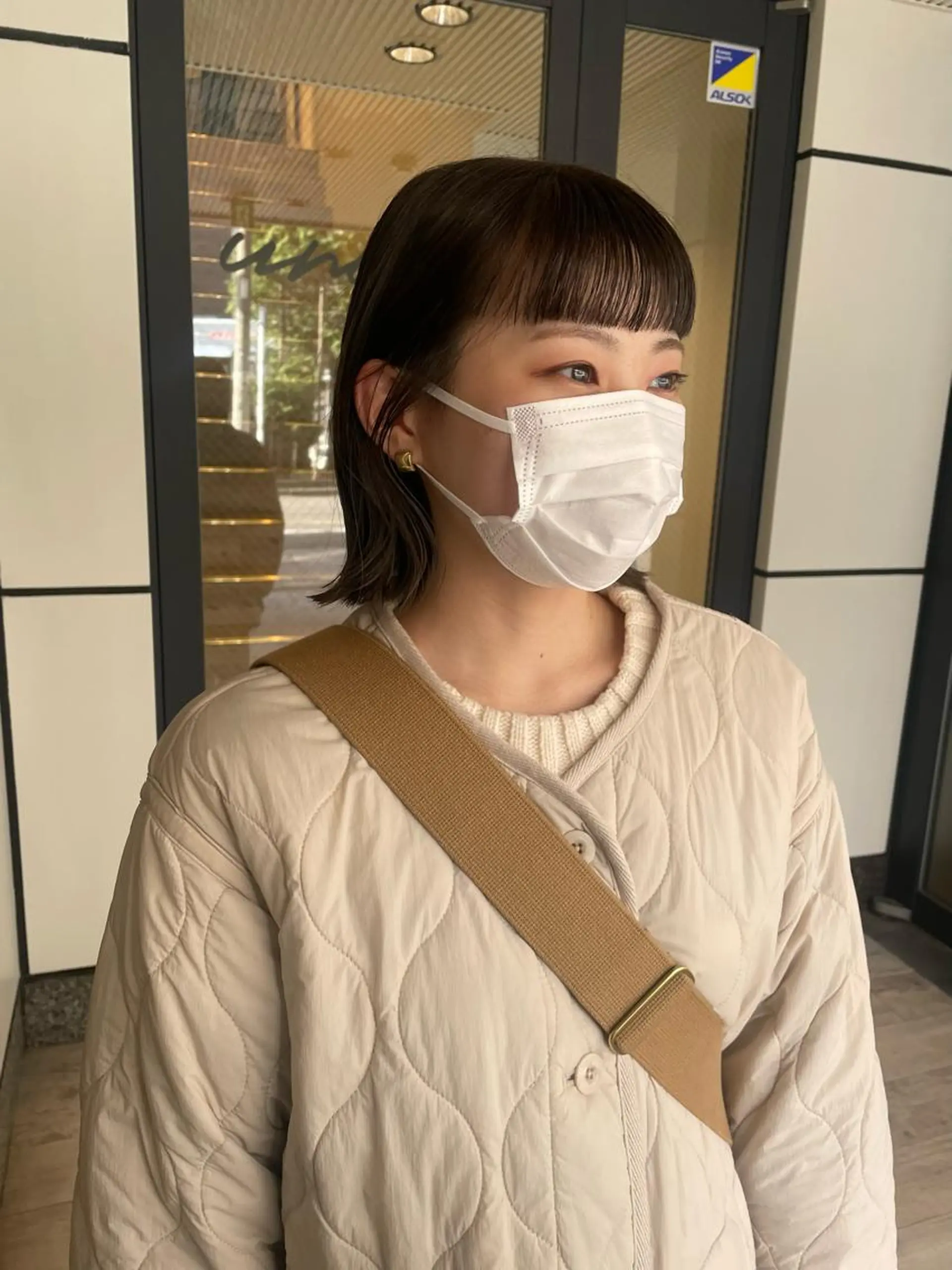 ミディアム カラー 透明感カラー ヘアカラー 渋谷 留菜のヘアスタイル