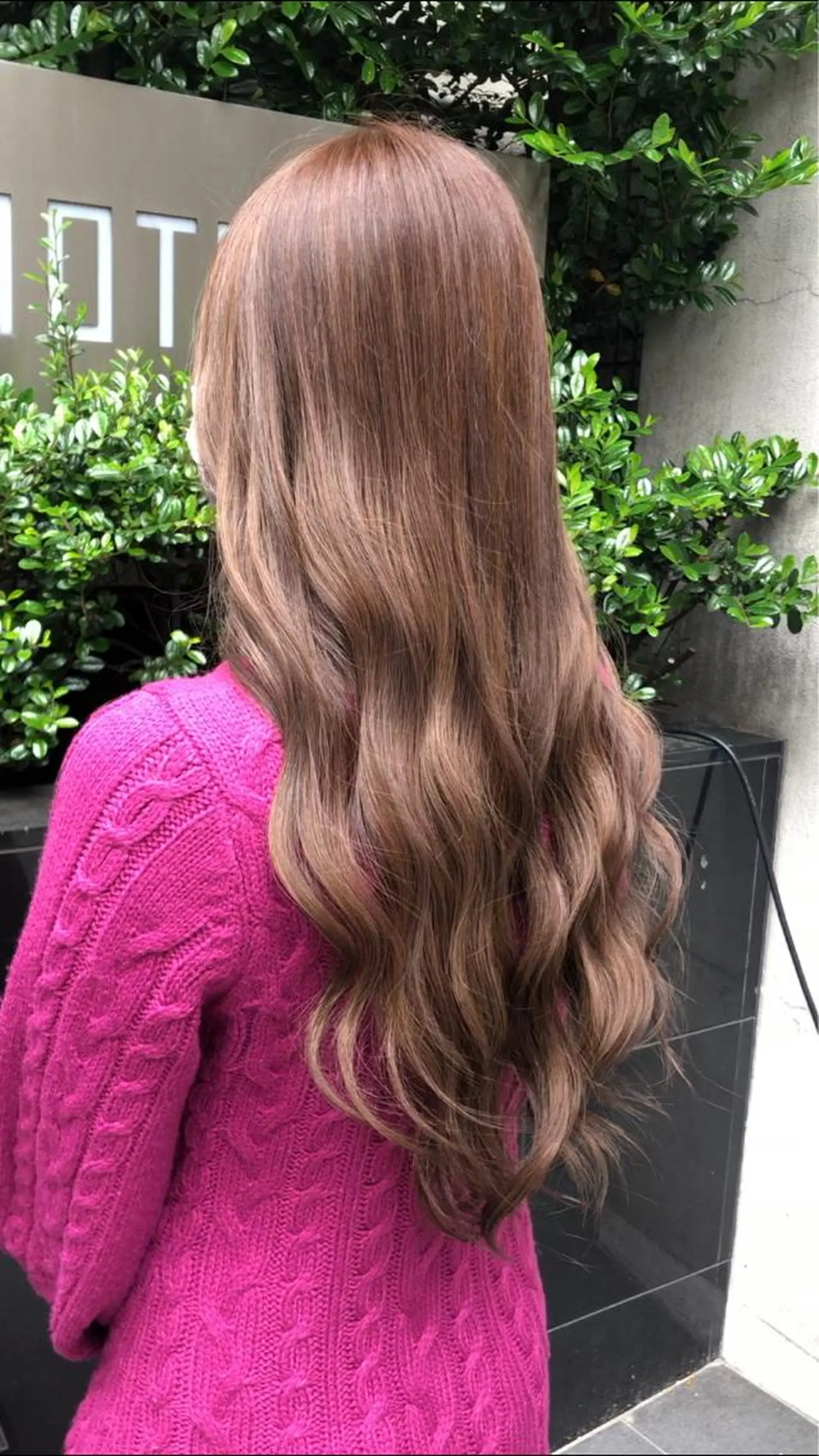 ロング ハイライト ボブ/縮毛矯正/ レイヤー/塚田のヘアスタイル