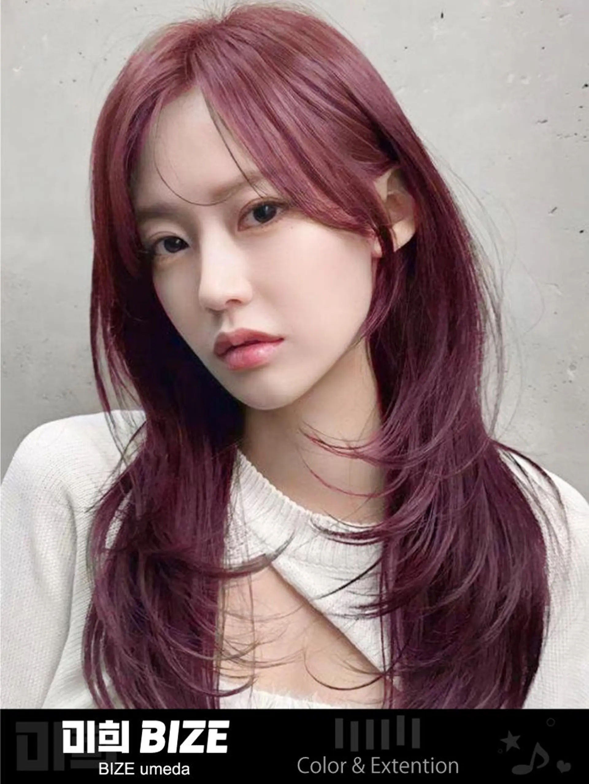 ロング シールエクステ エクステ 韓国風ヘア 韓国特化🇰🇷 エクステのヘアスタイル