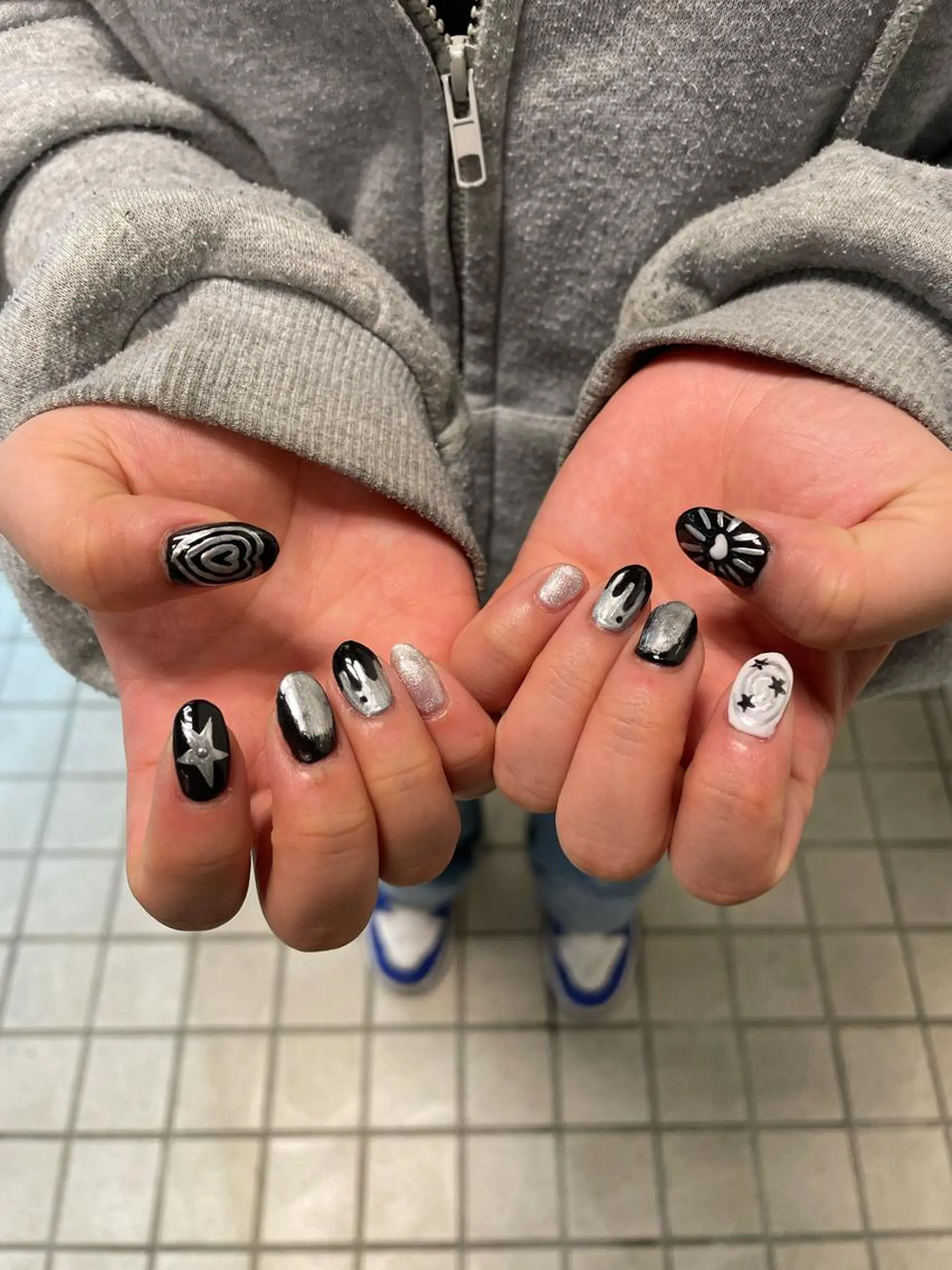 ネイル メンズネイル ハンドネイル メンズ/艶髪/カラー サクラ🌸のヘアスタイル