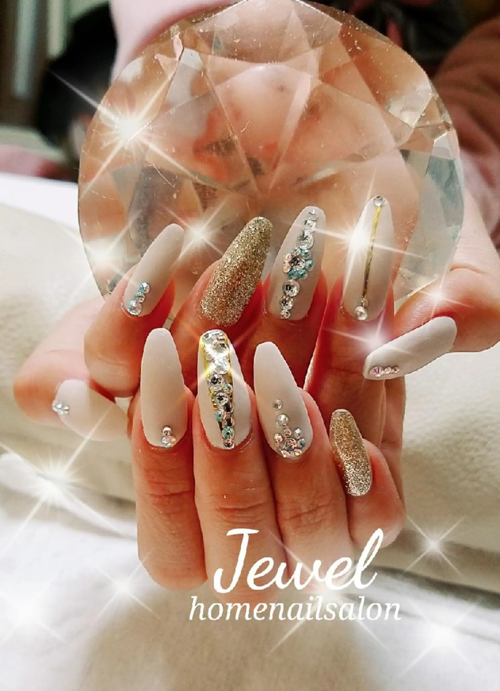 ネイル スクエアネイル ＪＥＷＥＬ　ＮＡＩＬ所属・ＪＥＷＥＬ ＮＡＩＬのネイルデザイン