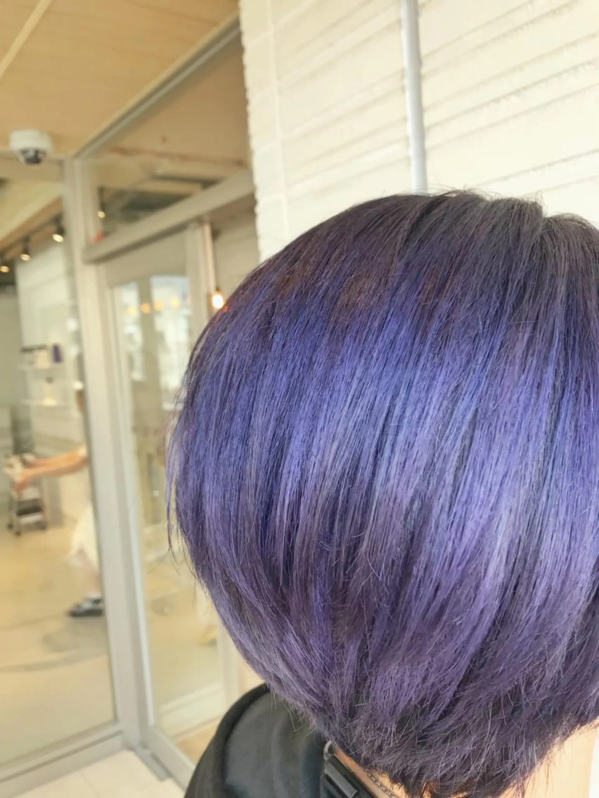 ショート カラー シルバー バイオレットカラー One's~beauty&relax~所属・加藤 憂のヘアスタイル