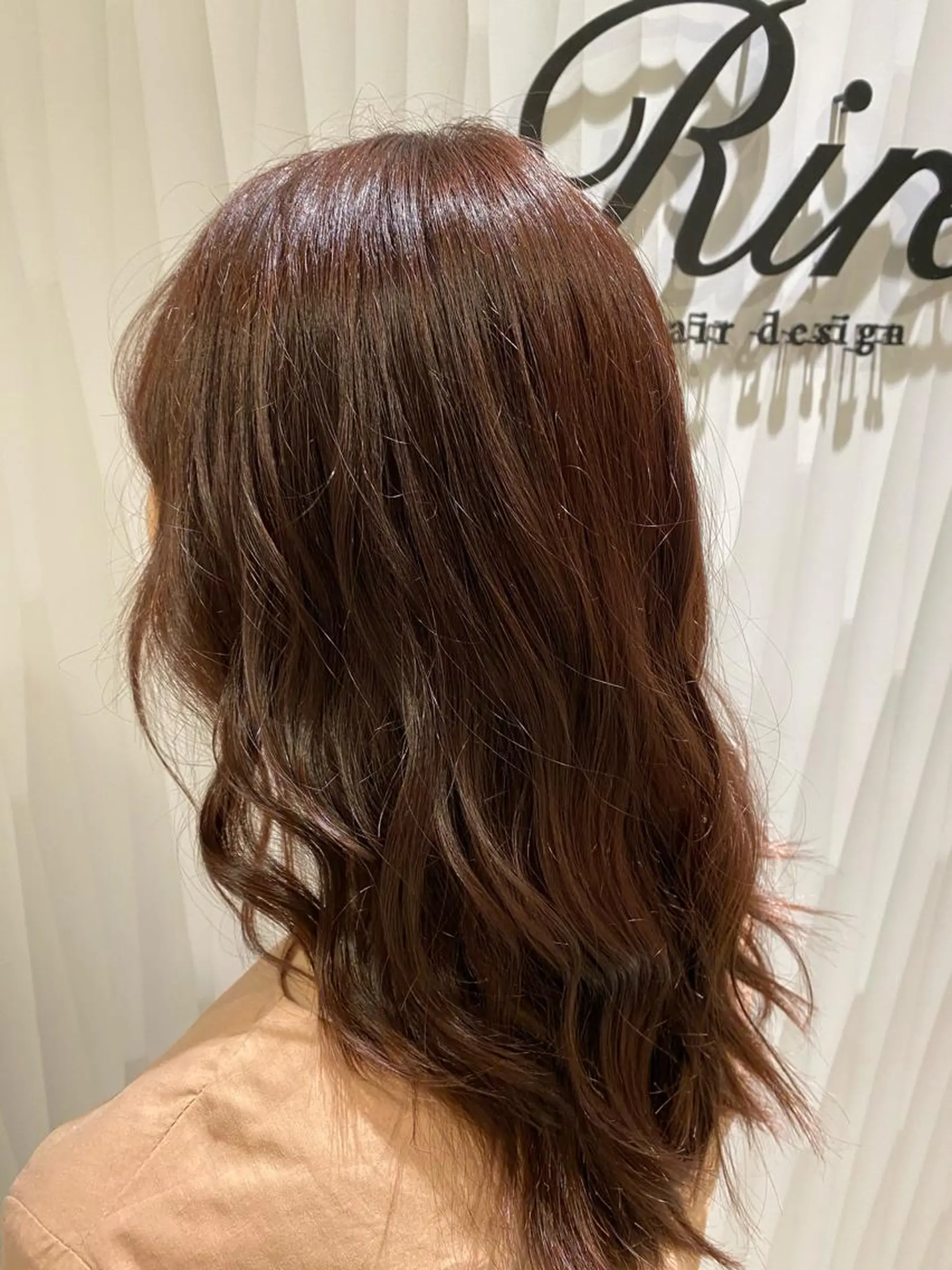 セミロング カット ヘアカラー トリートメント 大倉 未波のヘアスタイル