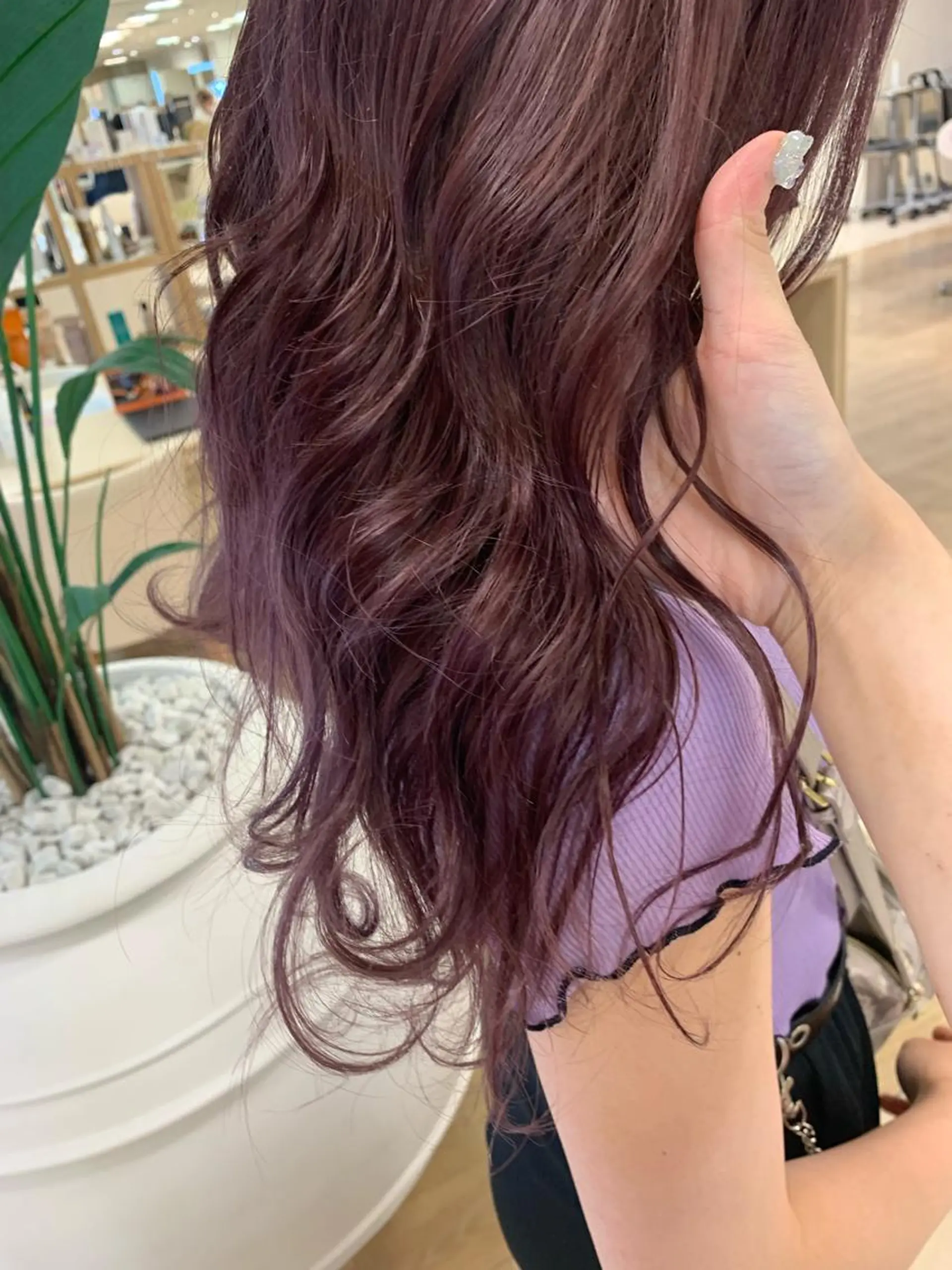 ミディアム カラー カット ヘアカラー トリートメント 暖色専門美容師🎀 お客様満足度◎のヘアスタイル