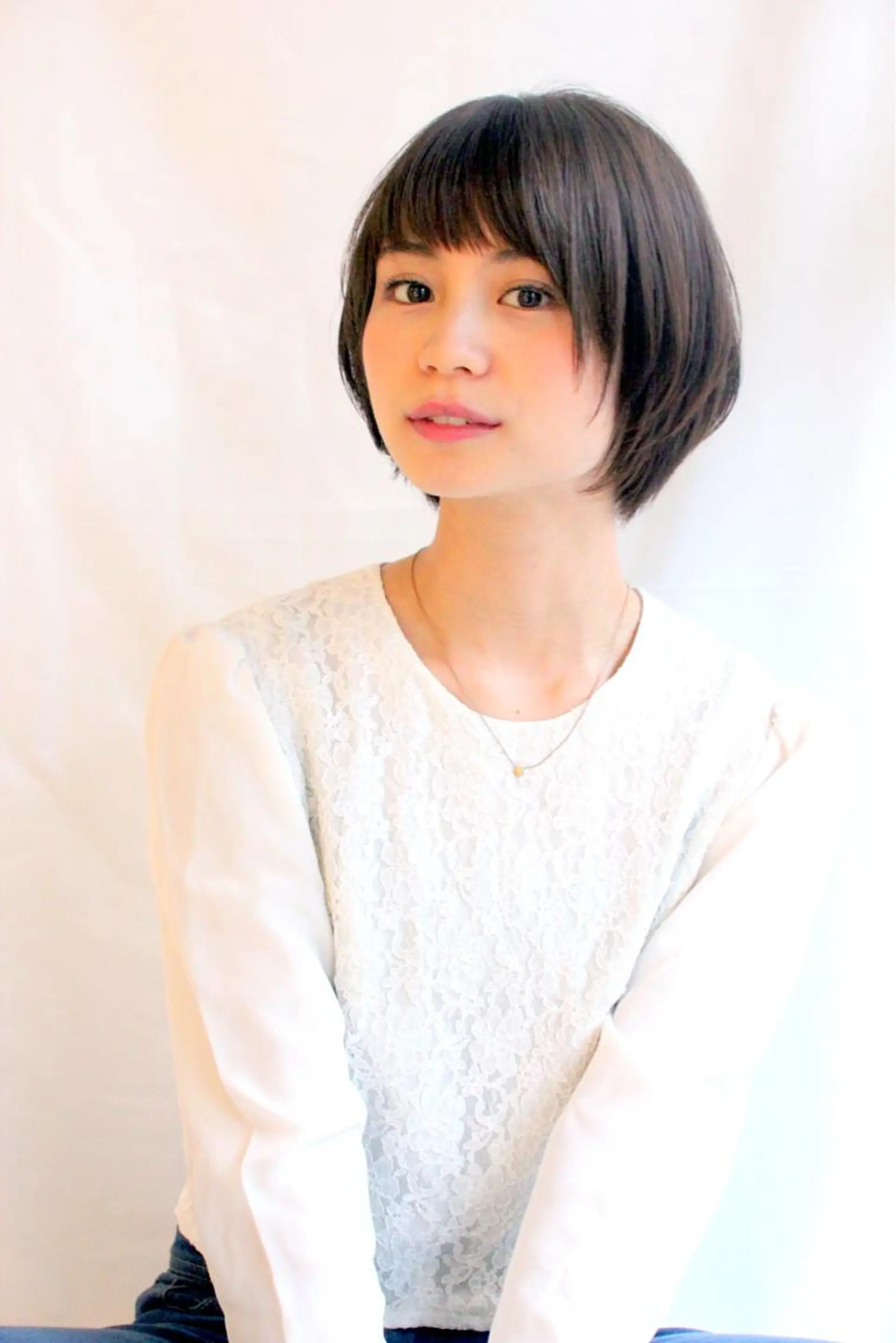 ショート カラー パーマ 羽田 ひろむのヘアスタイル