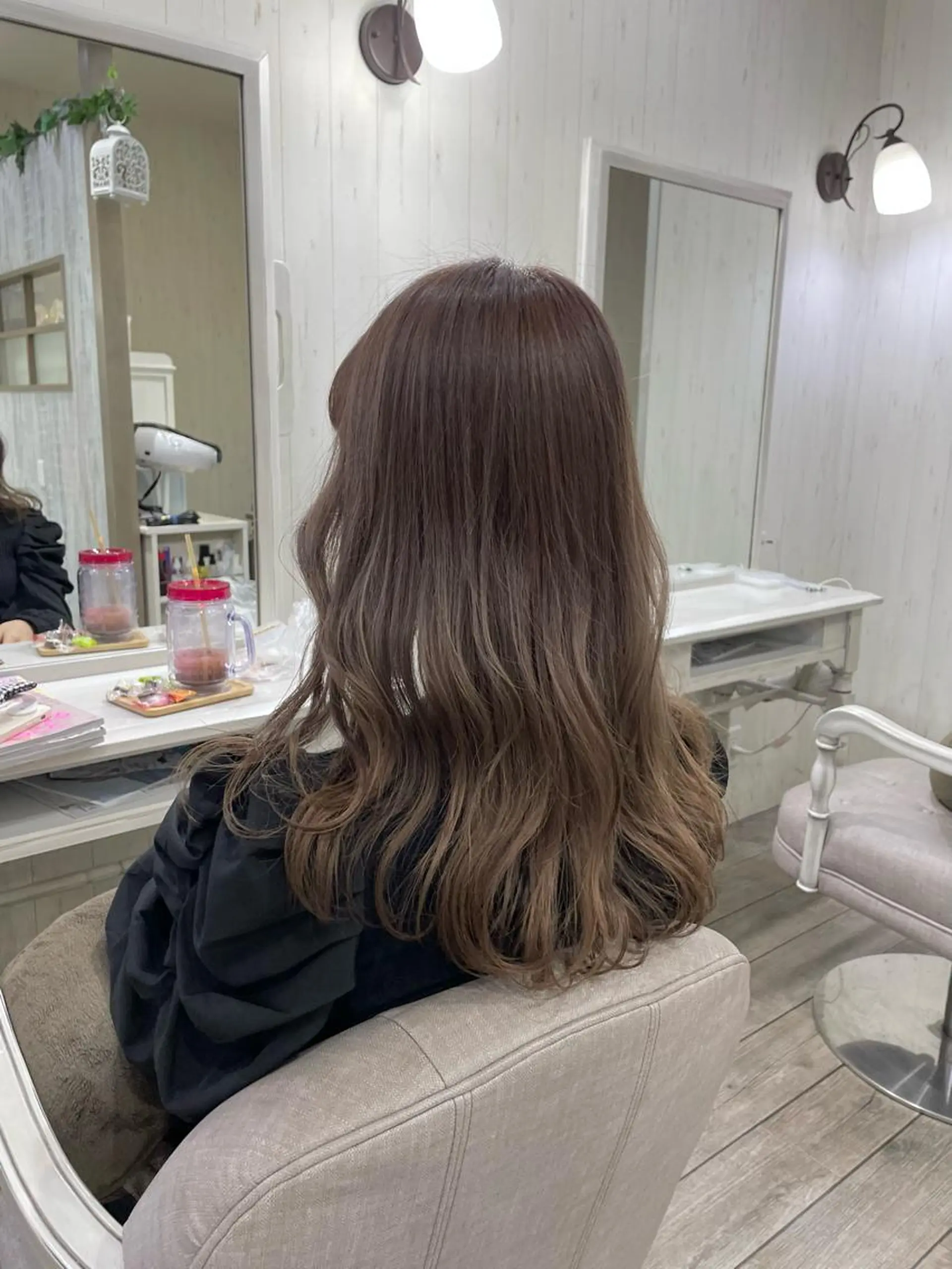 セミロング カット ヘアカラー トリートメント ネモトメイナ🌿‬ 今月末で退職しますのヘアスタイル