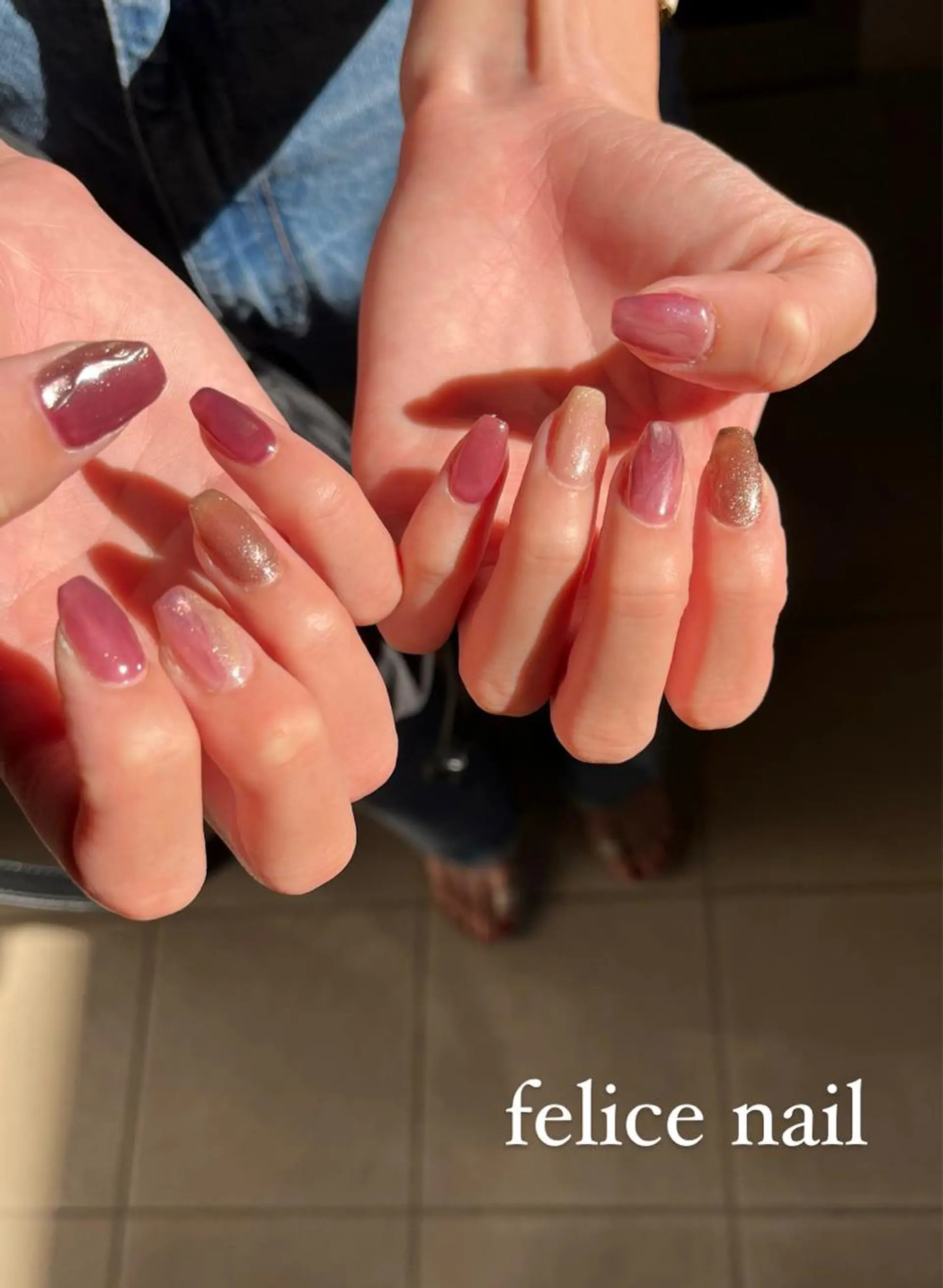 ネイル ニュアンスネイル felice nailのネイルデザイン