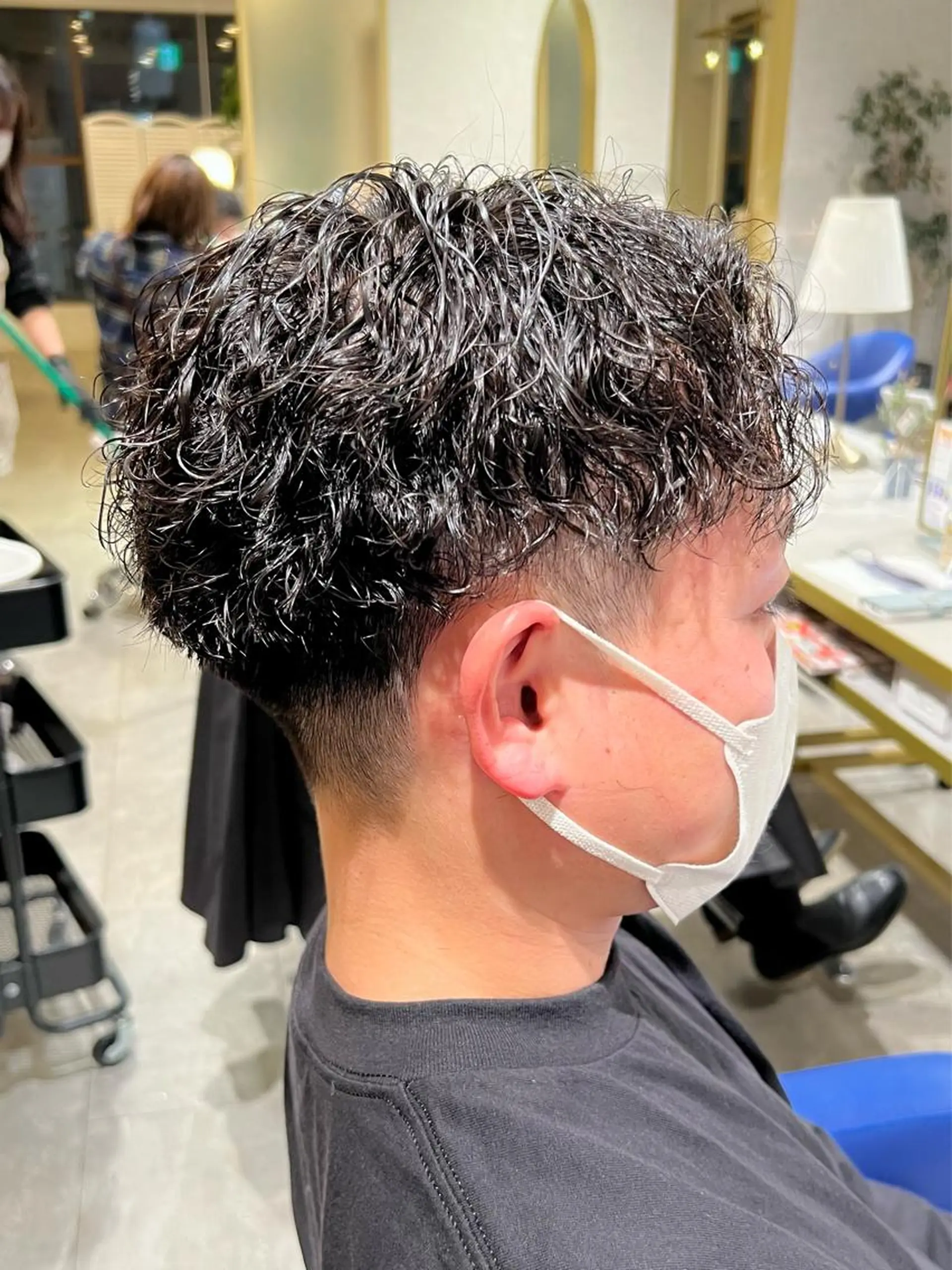 ショート パーマ メンズ men’s salon NOA solte. 【メンズサロン ノアソルテ】所属・メンズパーマ職人 加藤 弘貴のヘアスタイル