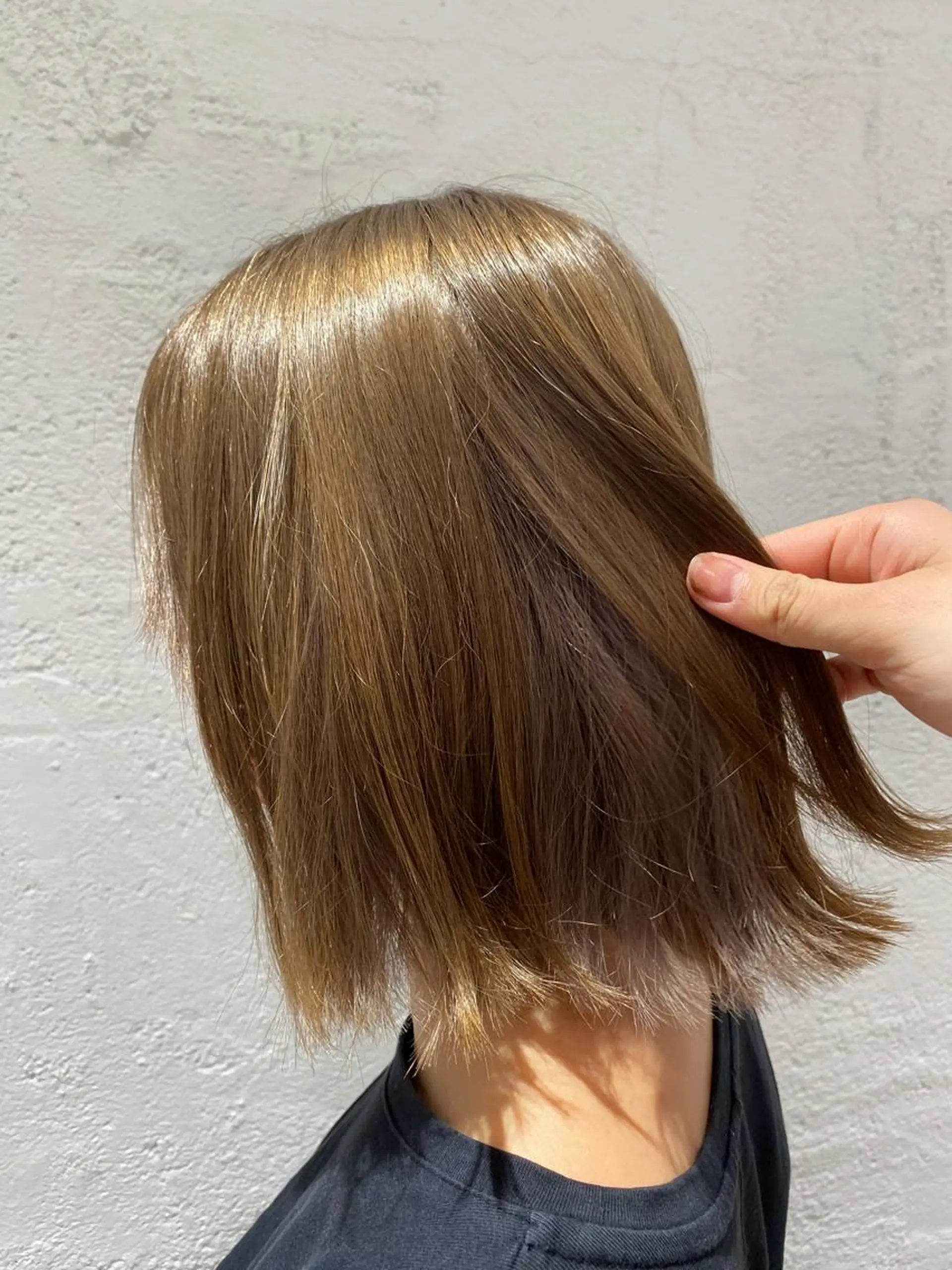 ショート カラー ベージュ/アレンジ /横浜/杉本千夏のヘアスタイル