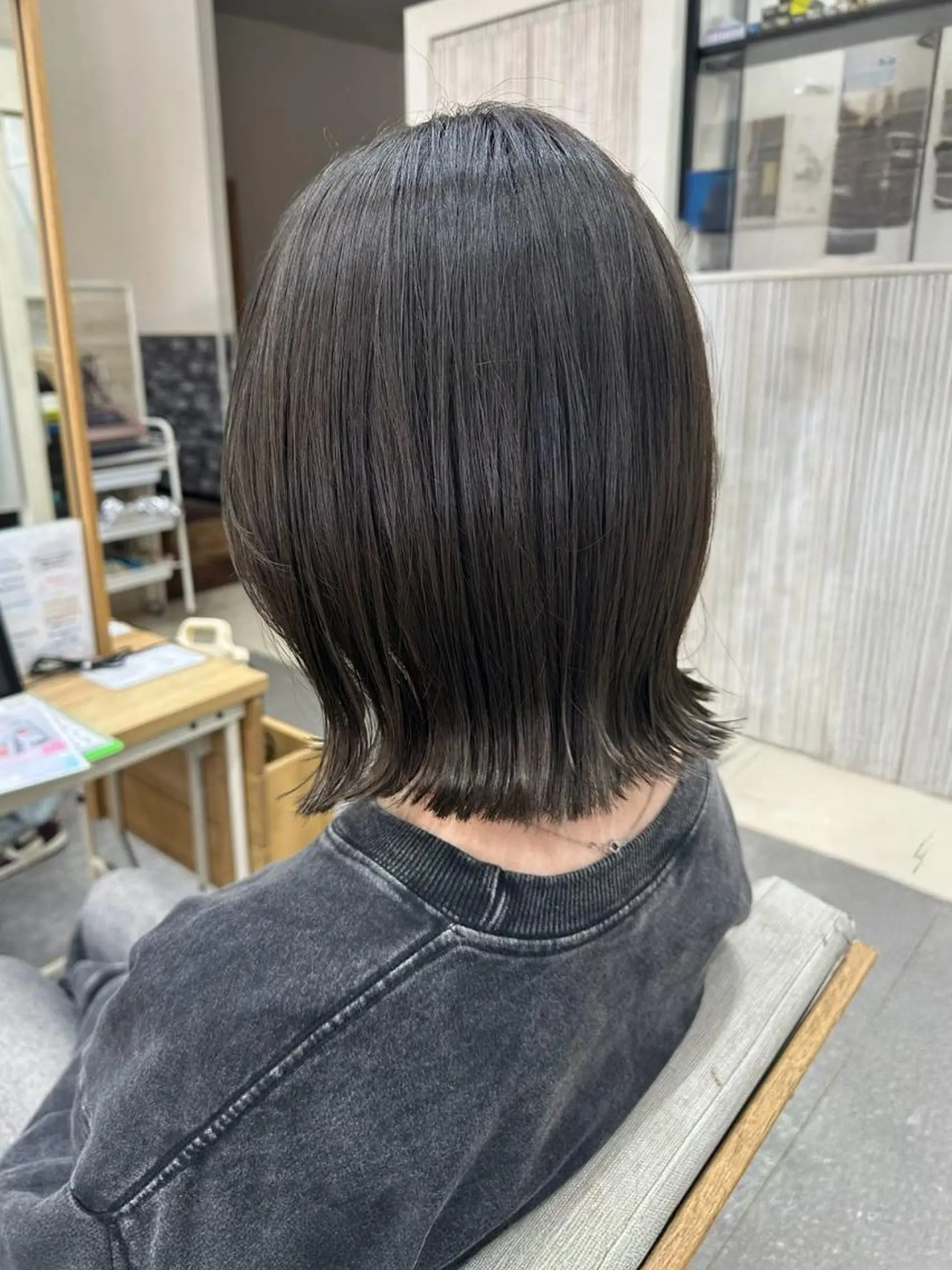 ミディアム ブリーチ縮毛矯正/ 髪質改善💎中野紀恵のヘアスタイル