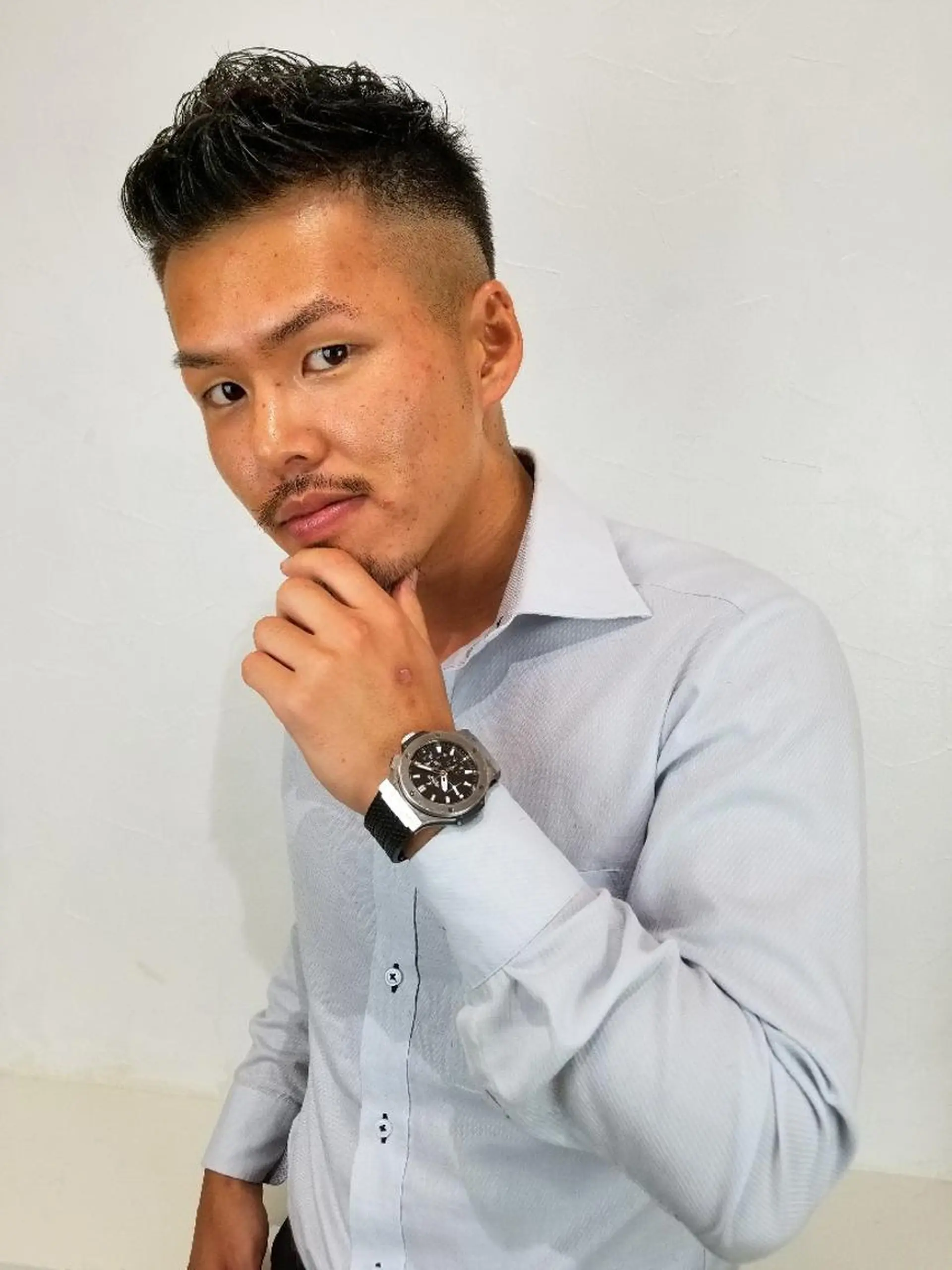 メンズ ショート ビジネス ショートヘア ANKH CROSS 池袋所属・*エクステ/髪質改善 カラー特化*マサキのヘアスタイル