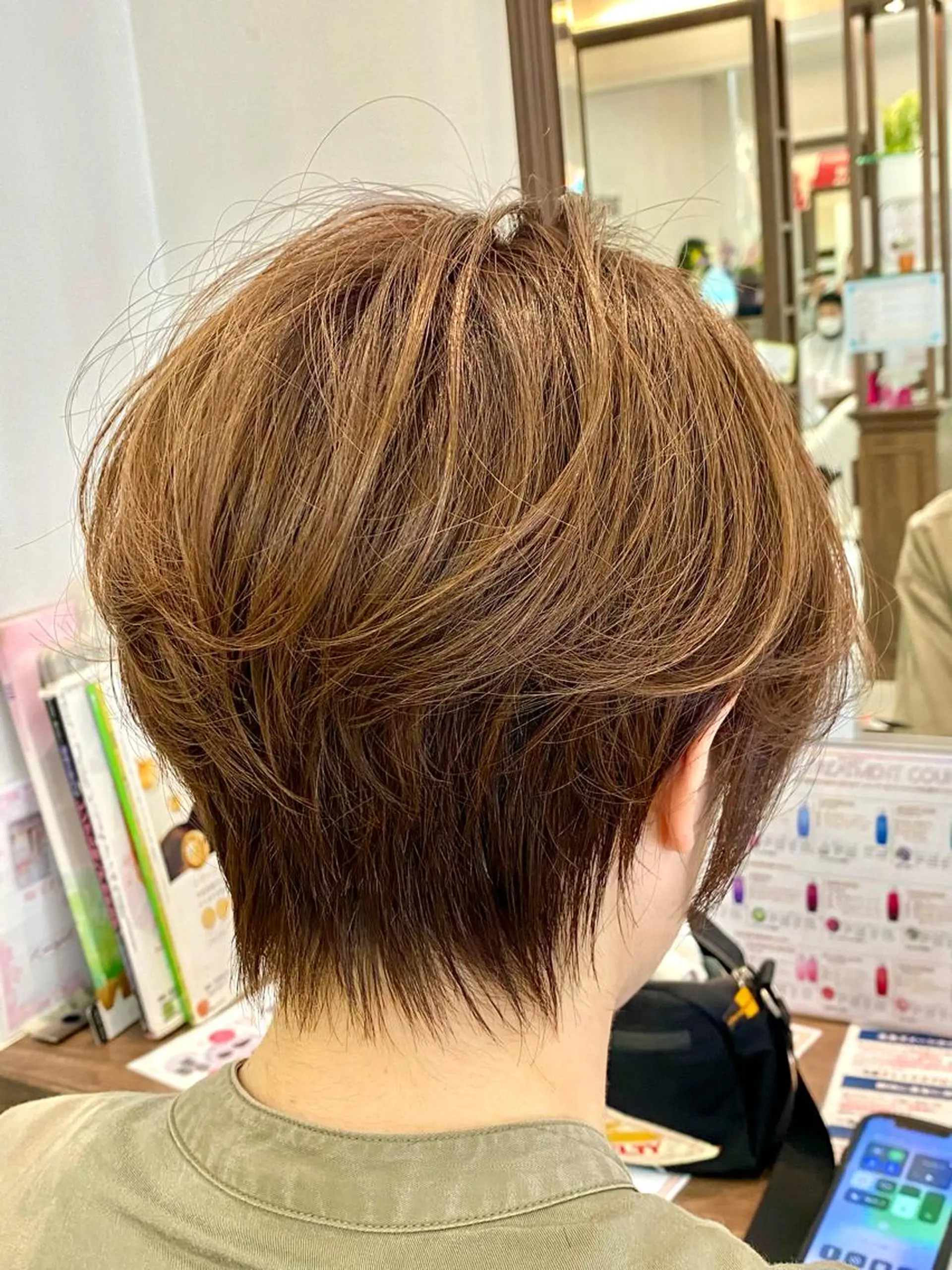ショート ハイライト ショートヘア カット ヘアカラー トリートメント 《大人気髪質改善》 プログレス国分寺店のヘアスタイル