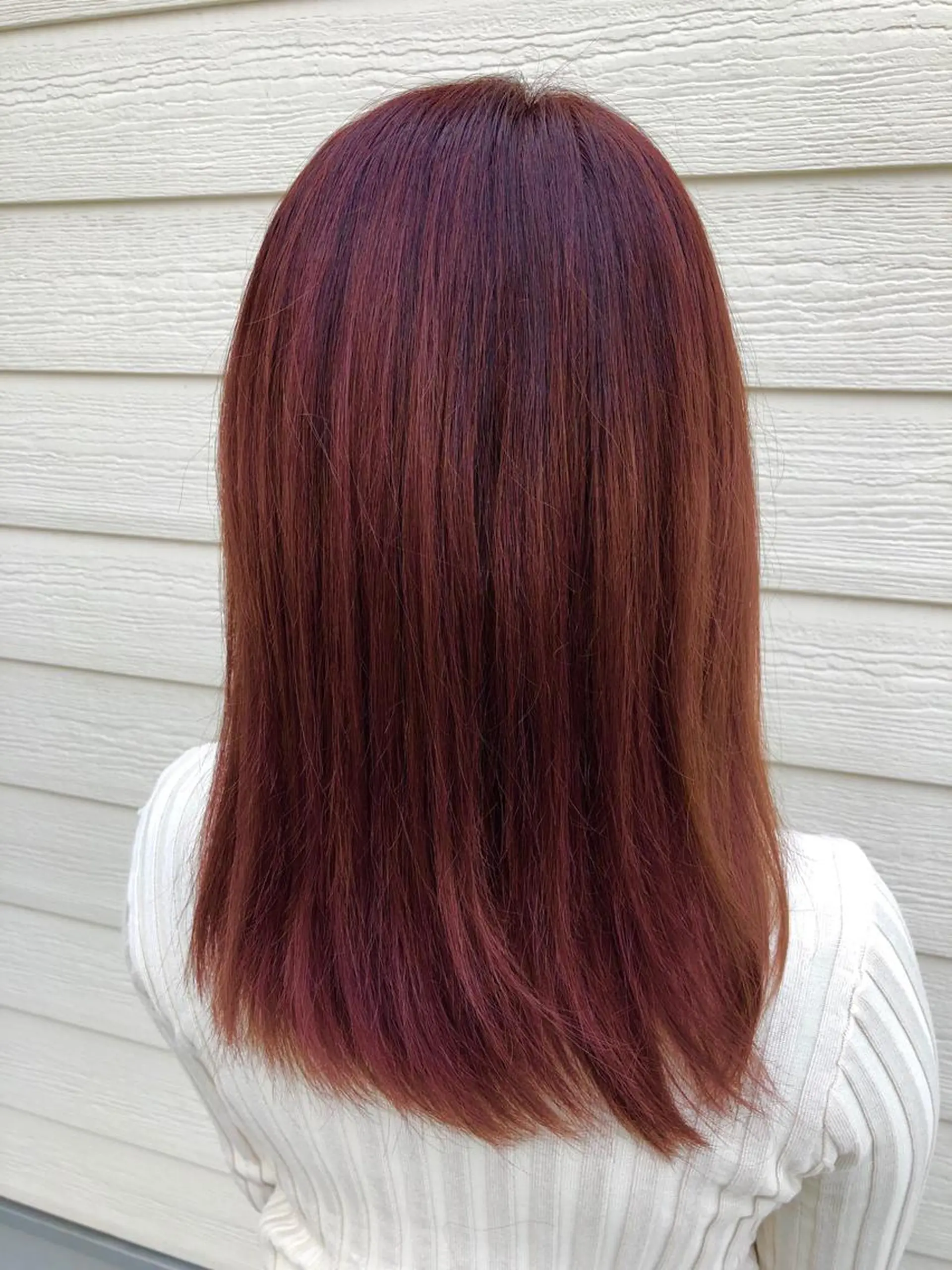 セミロング カラー ピンクカラー ヘアカラー トリートメント RUBEUS【ルベウス】所属・✨艶々カラー🎨 杉本賢人のヘアスタイル