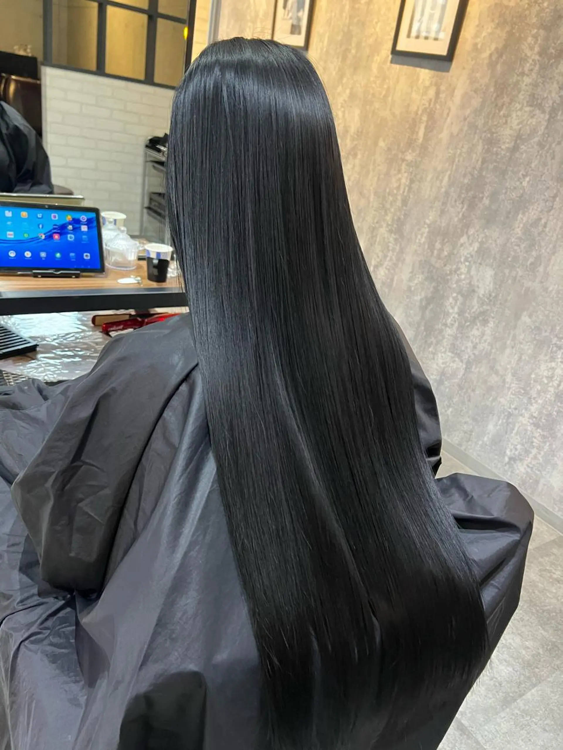 ロング ロング 縮毛矯正 福田　洋樹 /  zina博多のヘアスタイル