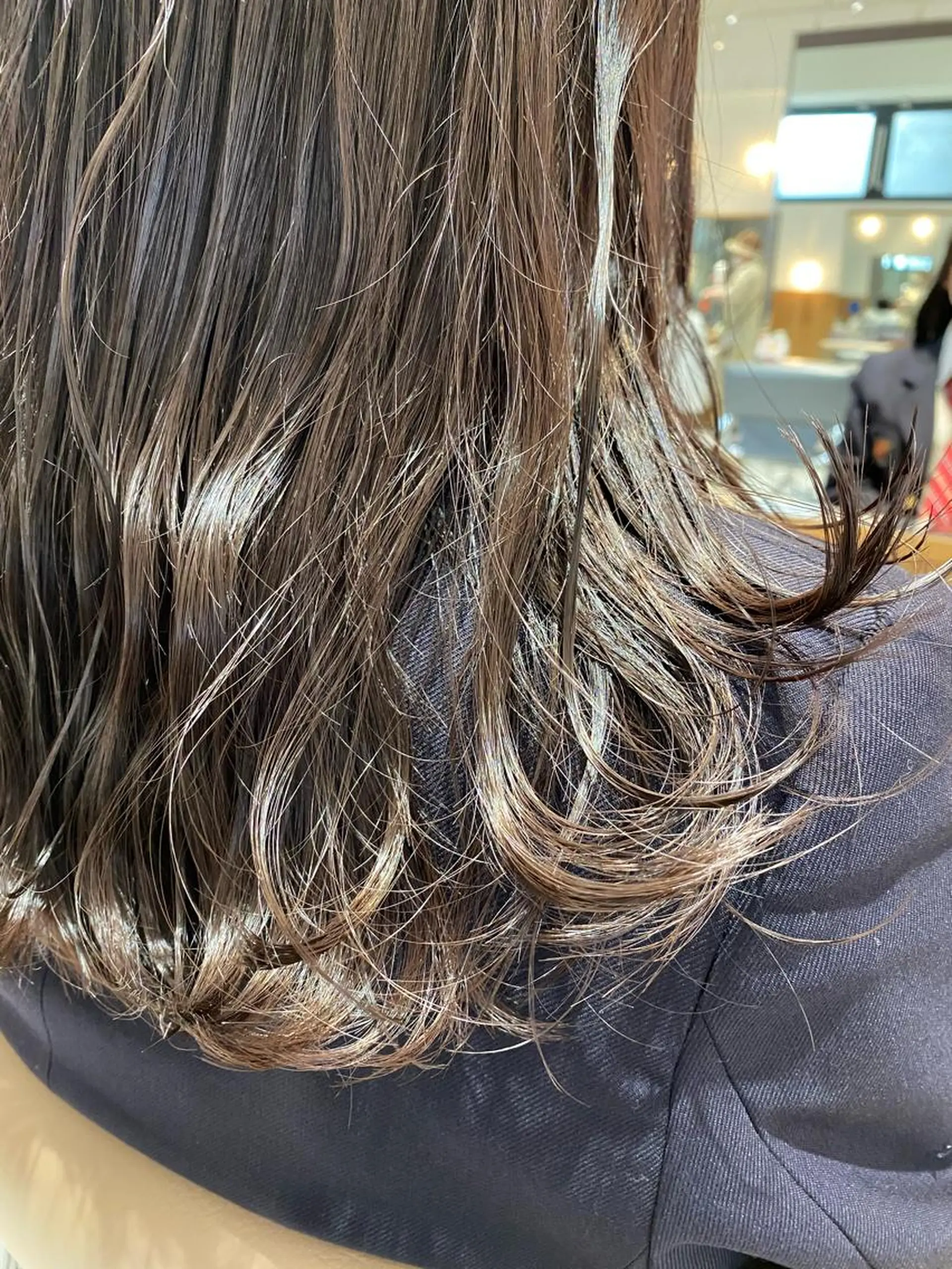 ロング カラー ブラウンカラー 谷合 貴志のヘアスタイル