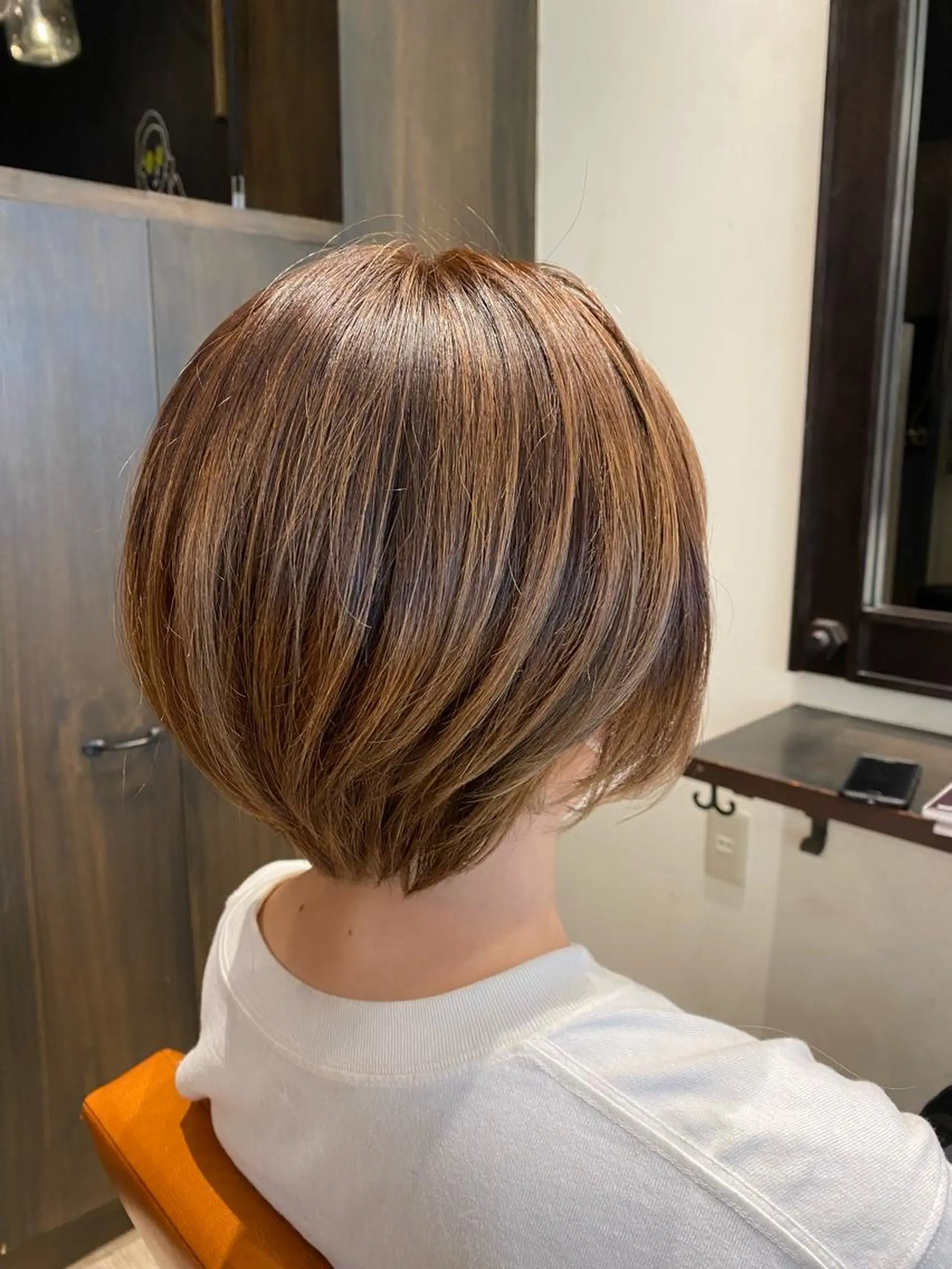 ショート カラー 丸みショート ショートヘア 21salon所属・non .のヘアスタイル