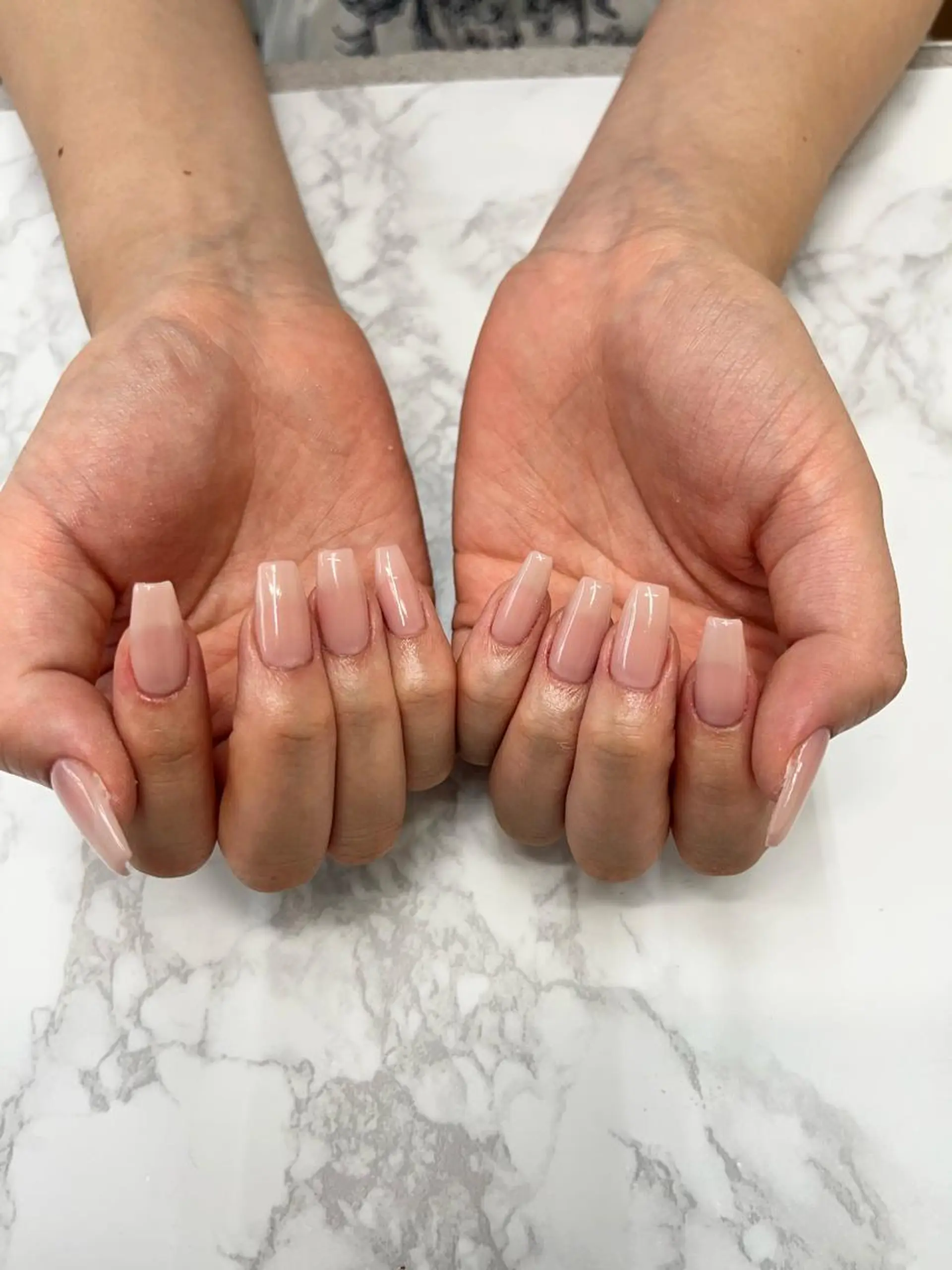 ネイル ピンク éclat-nail salon-所属・松本 ゆみかのネイルデザイン