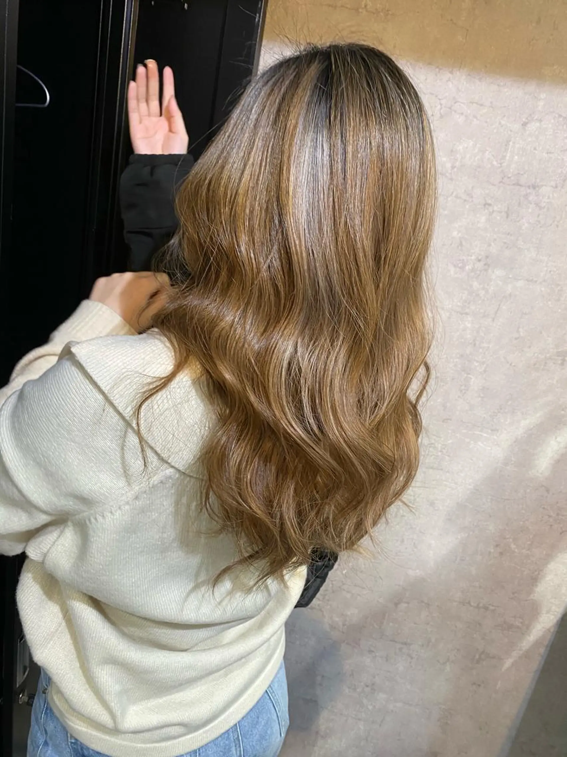 ミディアム カラー ハイライトカラー 外国人風カラー ハイライト ヘアカラー 矢島颯哉/ハイトーン ブリーチカラー💎のヘアスタイル