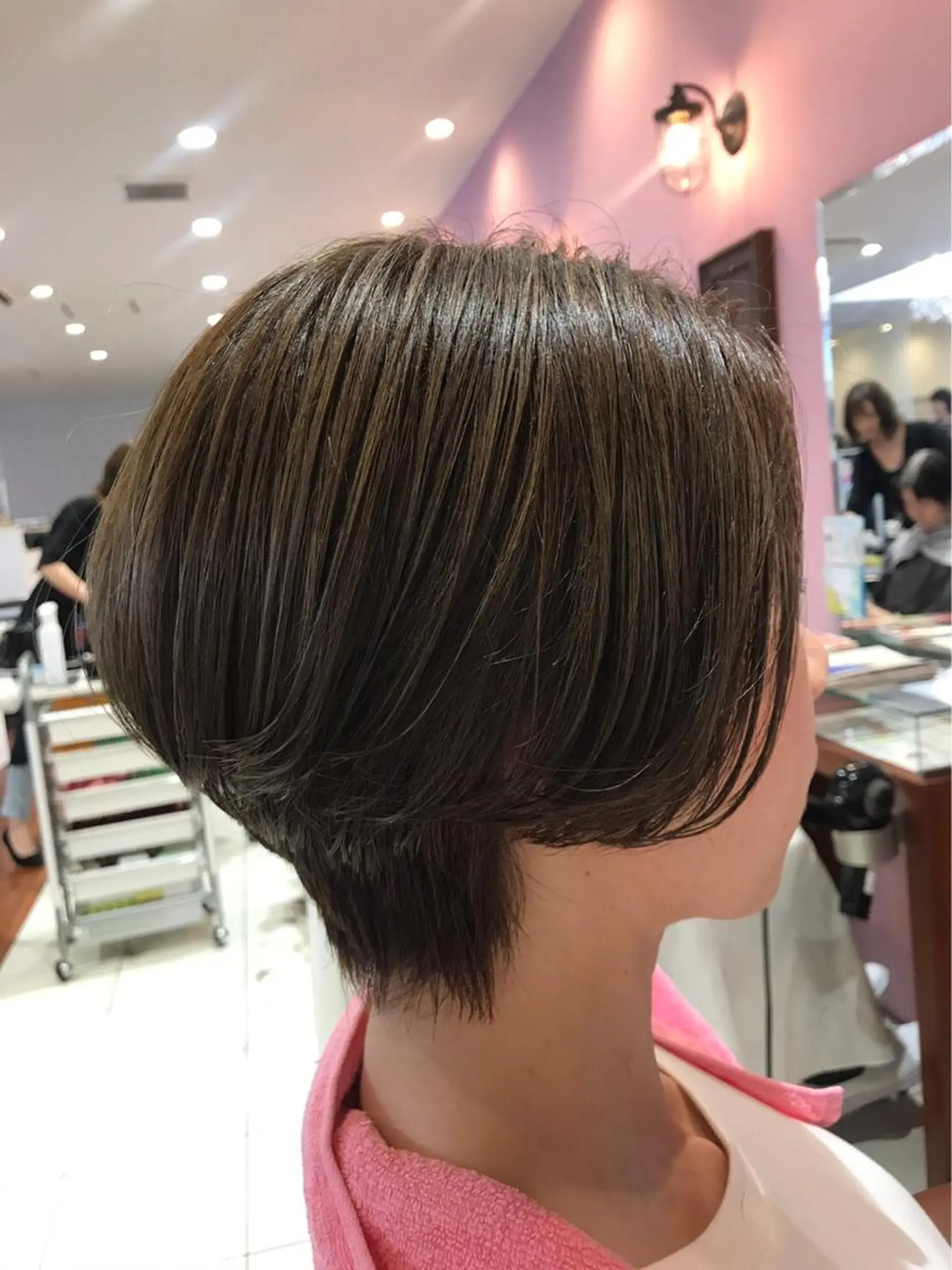 ショート 髪質改善 ショートヘア トリートメント 大阪長居🌱野見山 卓也のヘアスタイル