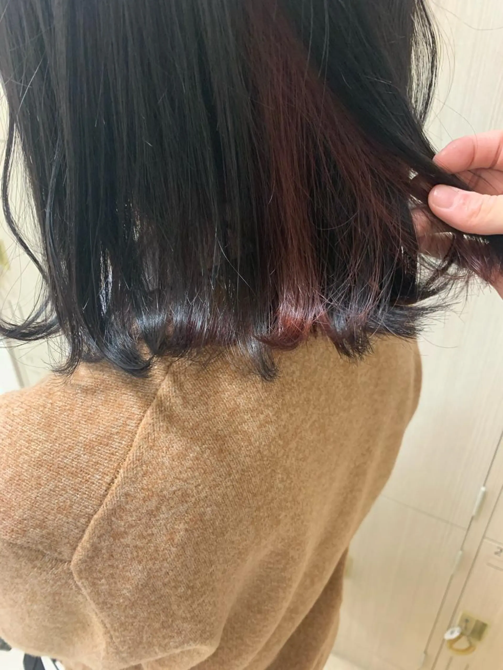 セミロング カラー ヘアカラー トリートメント 暖色専門美容師🎀 お客様満足度◎のヘアスタイル
