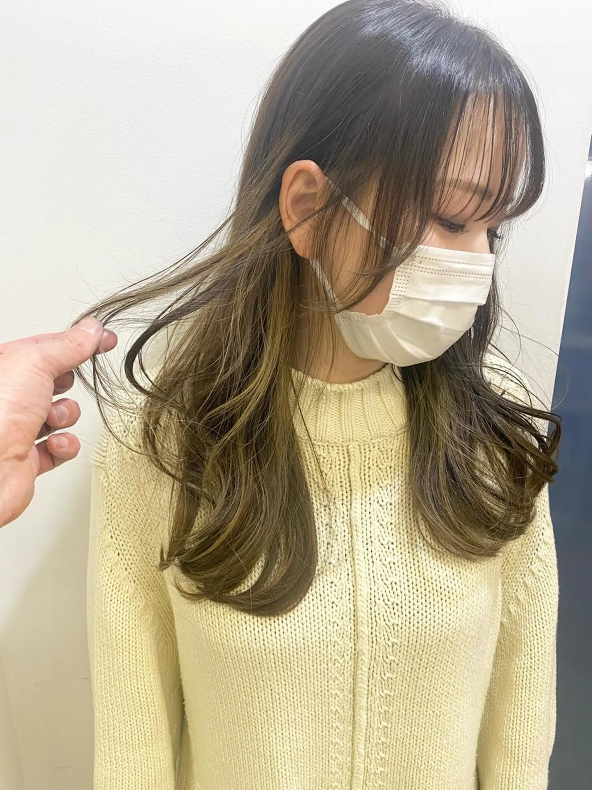 セミロング 西尾 隆介のヘアスタイル
