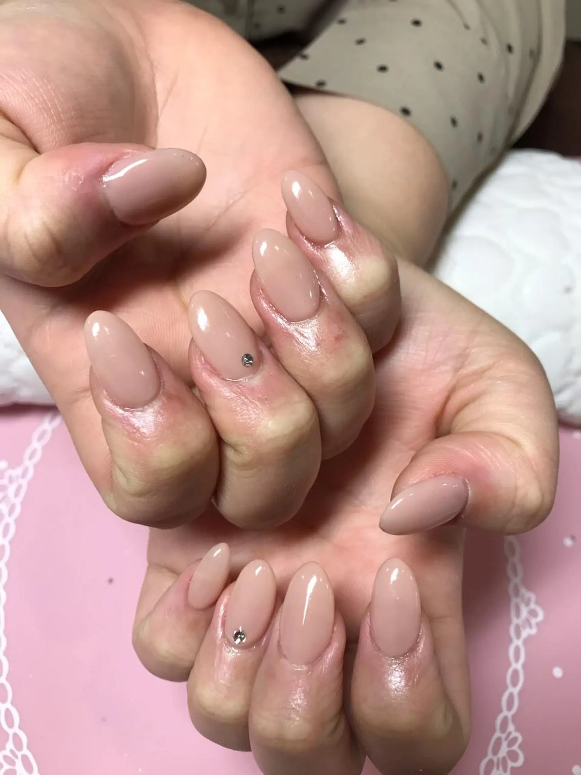ネイル 長さ出し ワンカラーネイル スカルプネイル Nail Salon kihi大塚店のネイルデザイン
