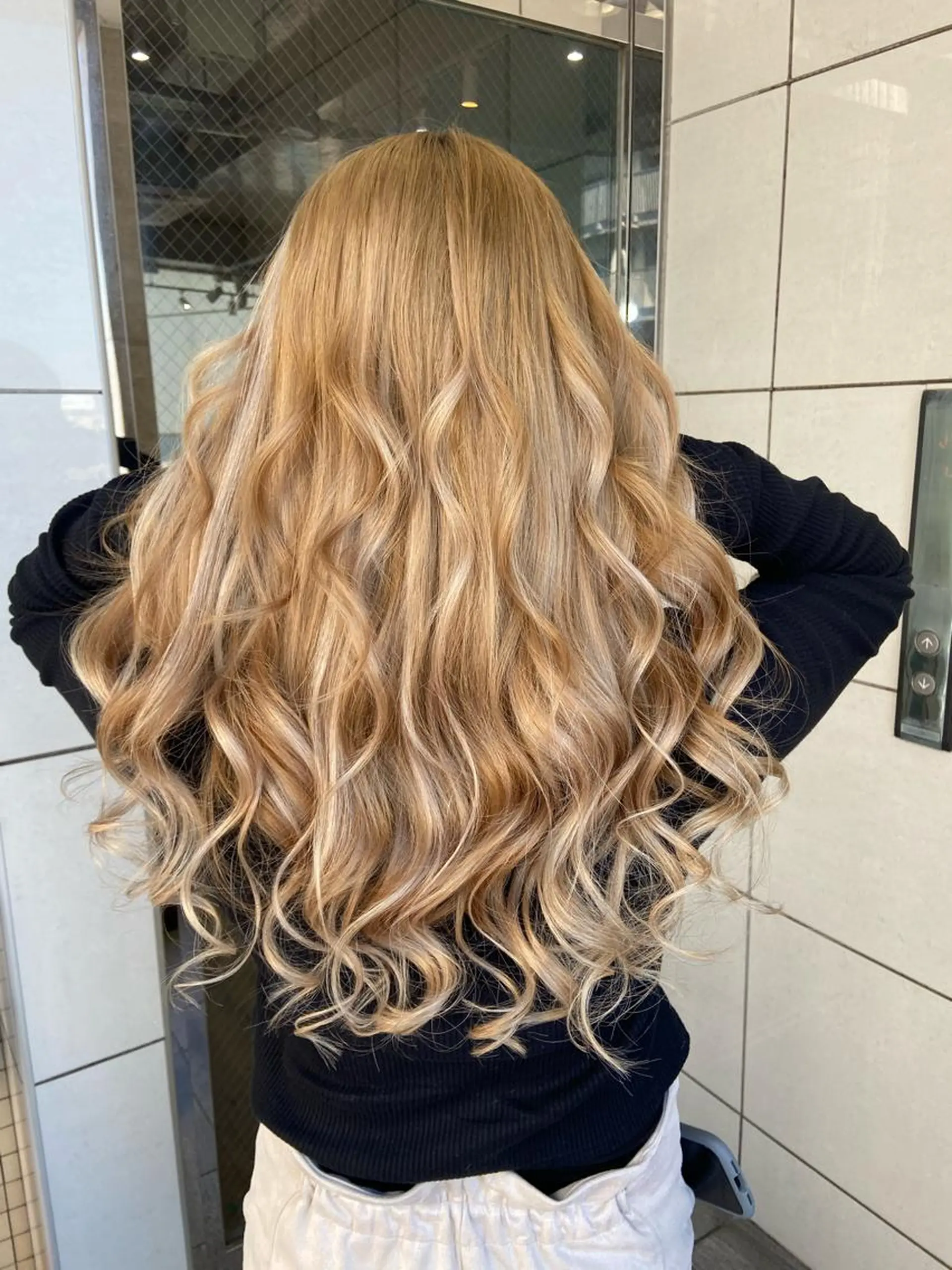 ロング カラー プルエクステ エクステ ヘアカラー エクステ 🧸プルエクステ❤︎ ネイルKAO🧸のヘアスタイル