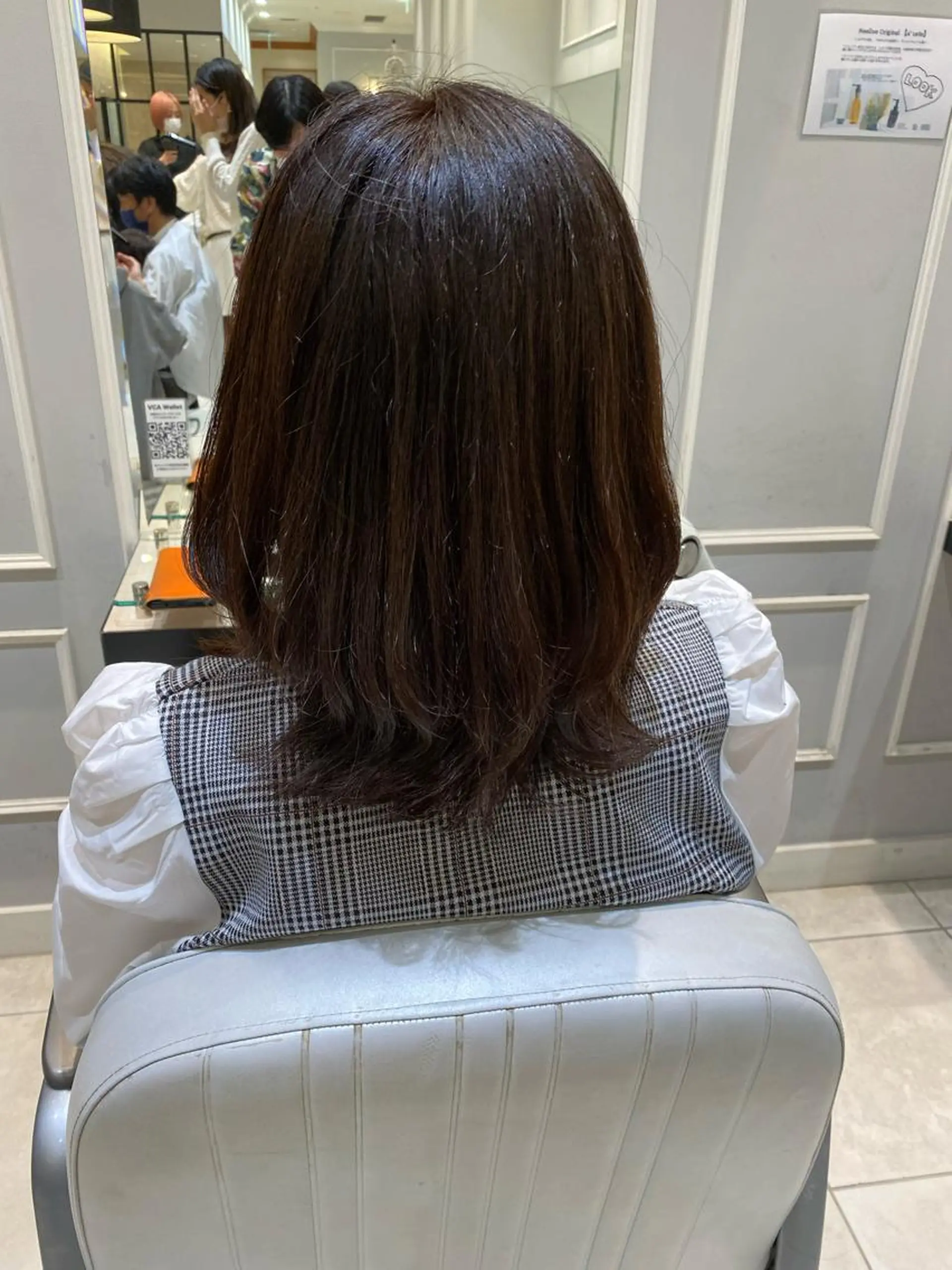 ミディアム くびれヘア mira share salon所属・ブリーチカラー🐼 sayukiのヘアスタイル