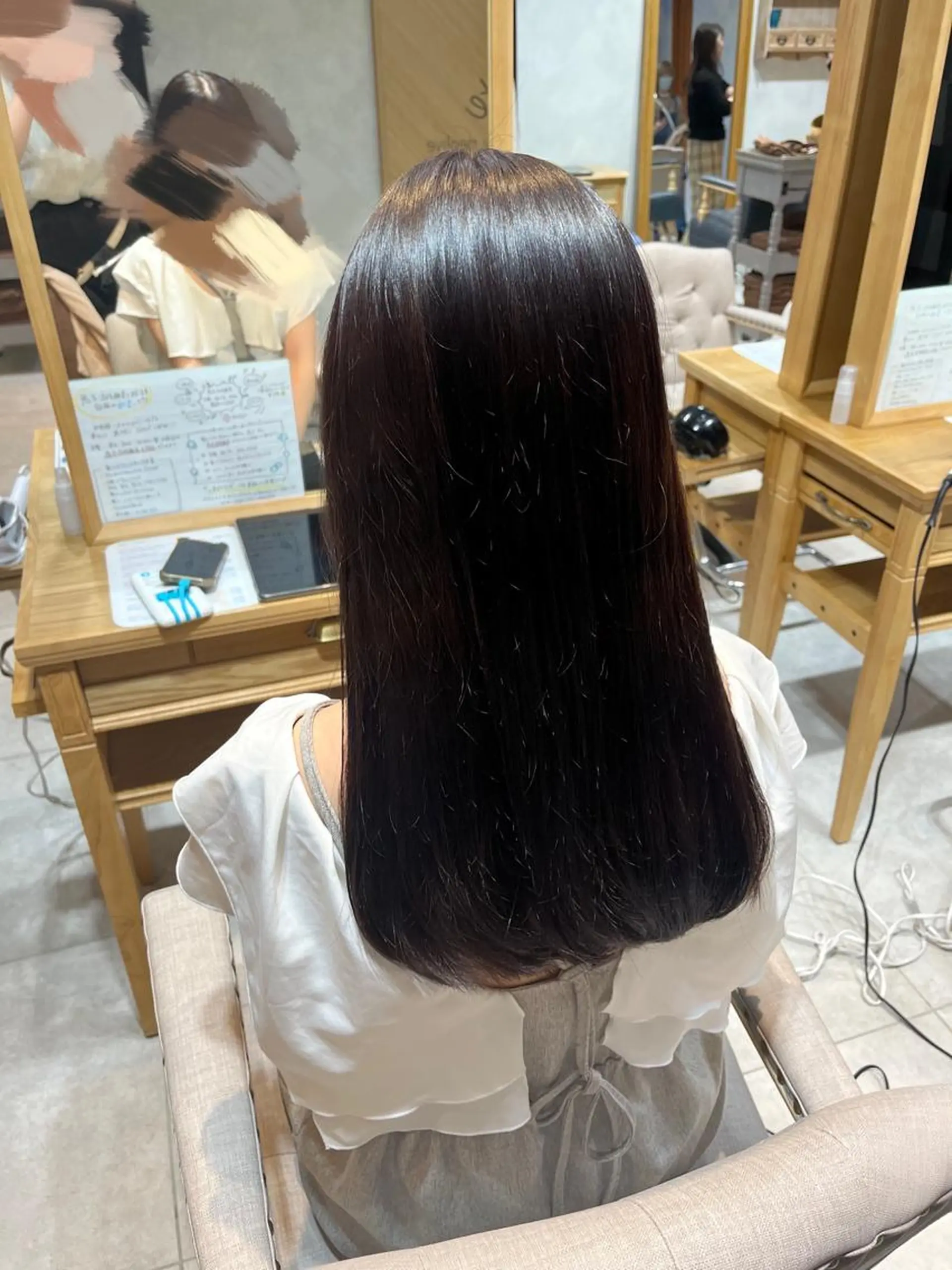 ロング カラー ラベンダーカラー 酒井 彩希のヘアスタイル