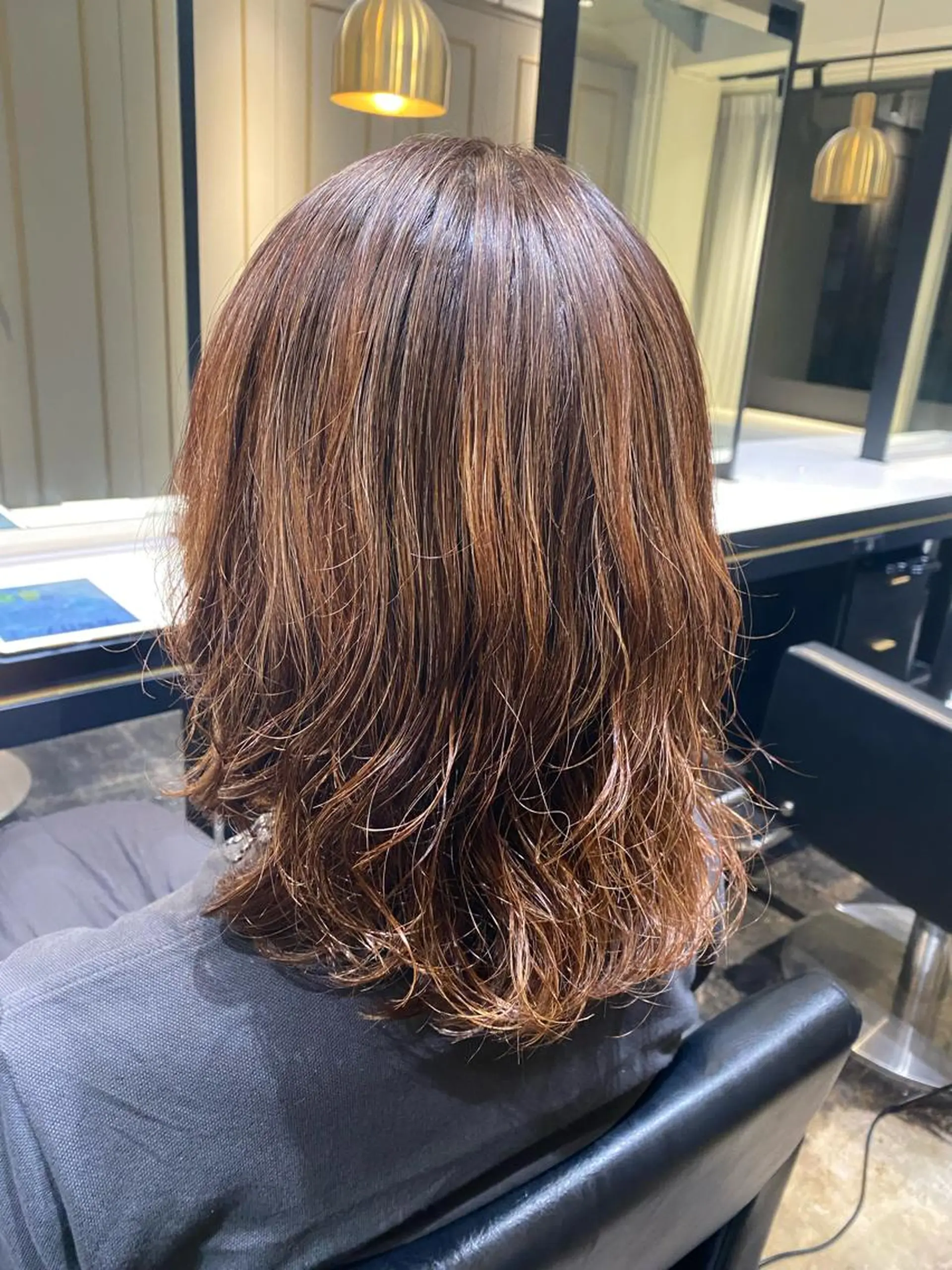 ミディアム パーマ 美髪×髪質改善 🖤Yukineのヘアスタイル