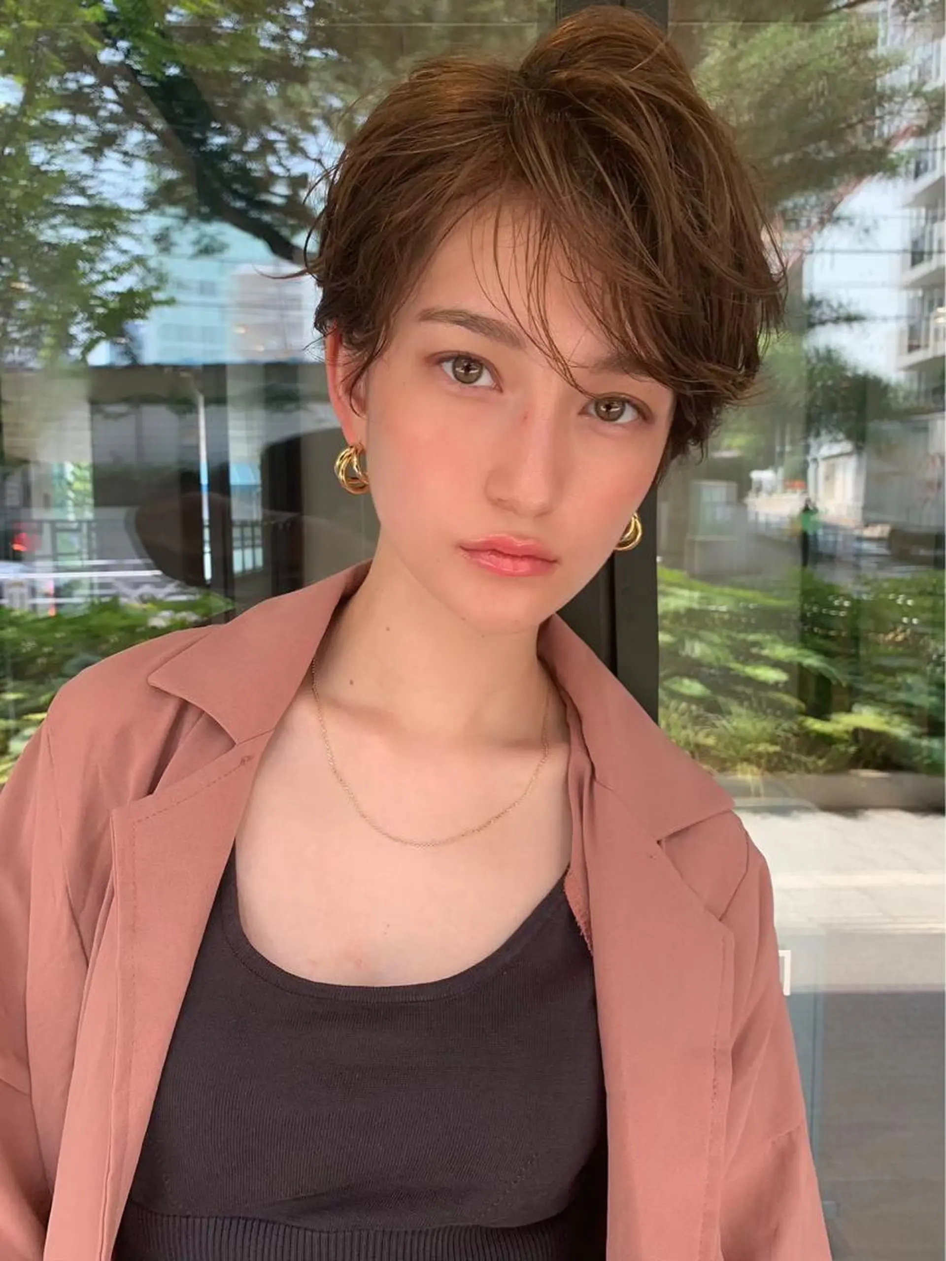 ショート カラー カット ヘアカラー トリートメント 🉐レイヤー/塩見 弘樹🉐渋谷のヘアスタイル