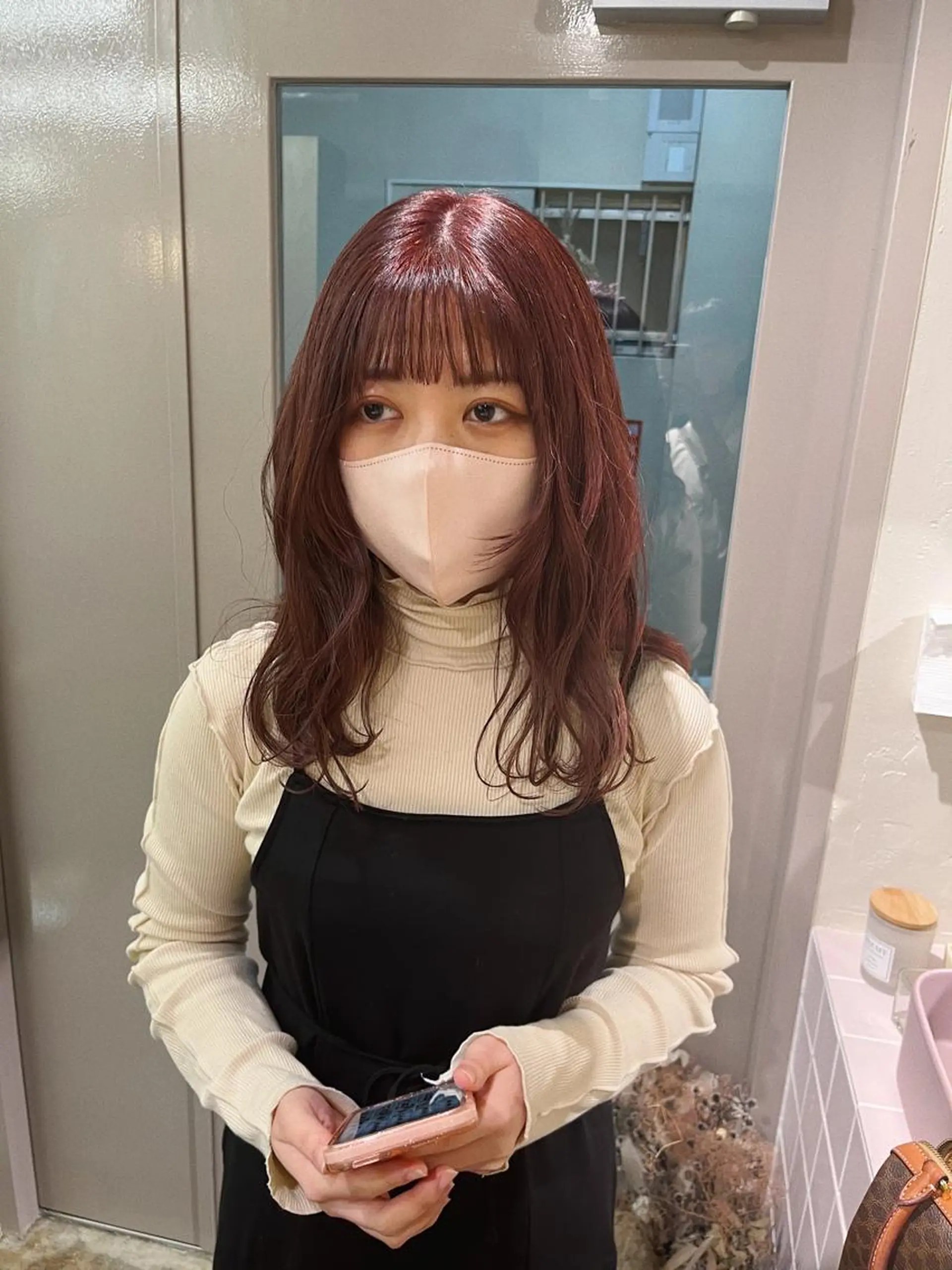 セミロング カラー ヘアアレンジ 西山 紗耶香🪽 透明感カラー/ボブのヘアスタイル