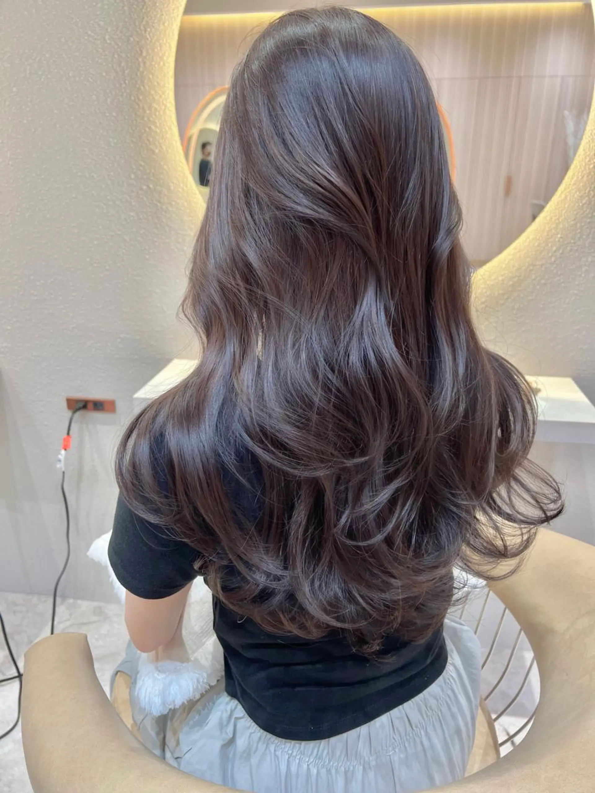 ロング カラー カット ヘアカラー トリートメント レイヤーカット/ 顔周り 五島巨幹のヘアスタイル